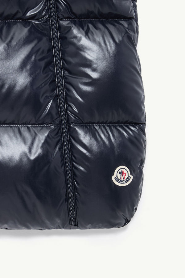Down-Filled Baby Nest Gender Neutral Navy Blue Moncler 3