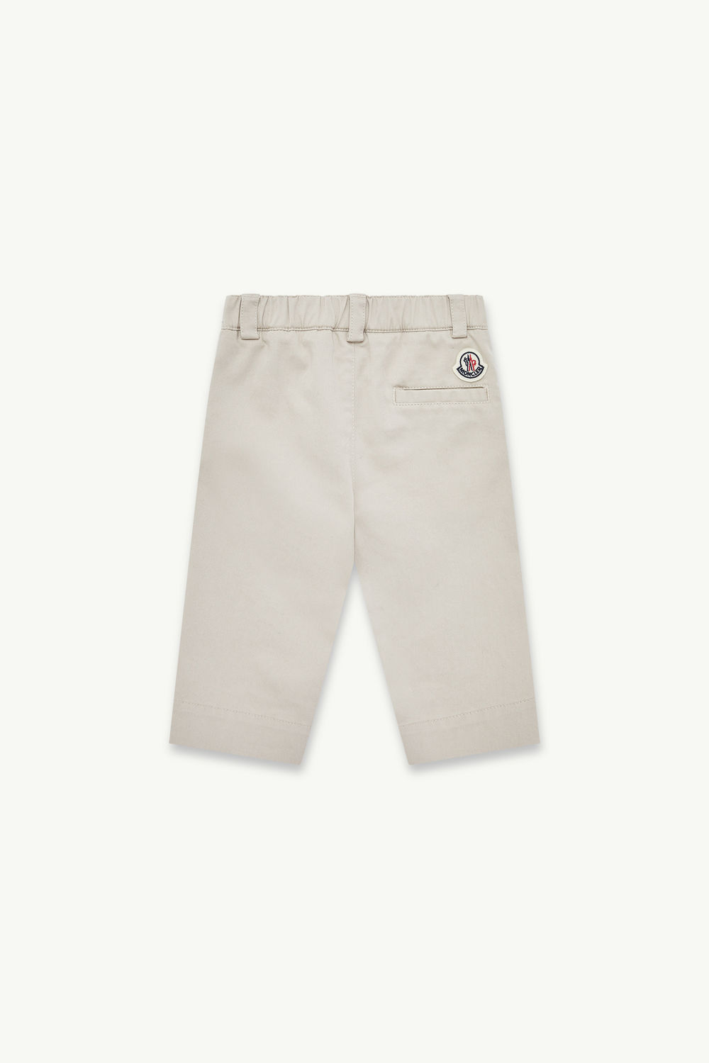 Cotton Gabardine Trousers Boy Light Beige Moncler 2