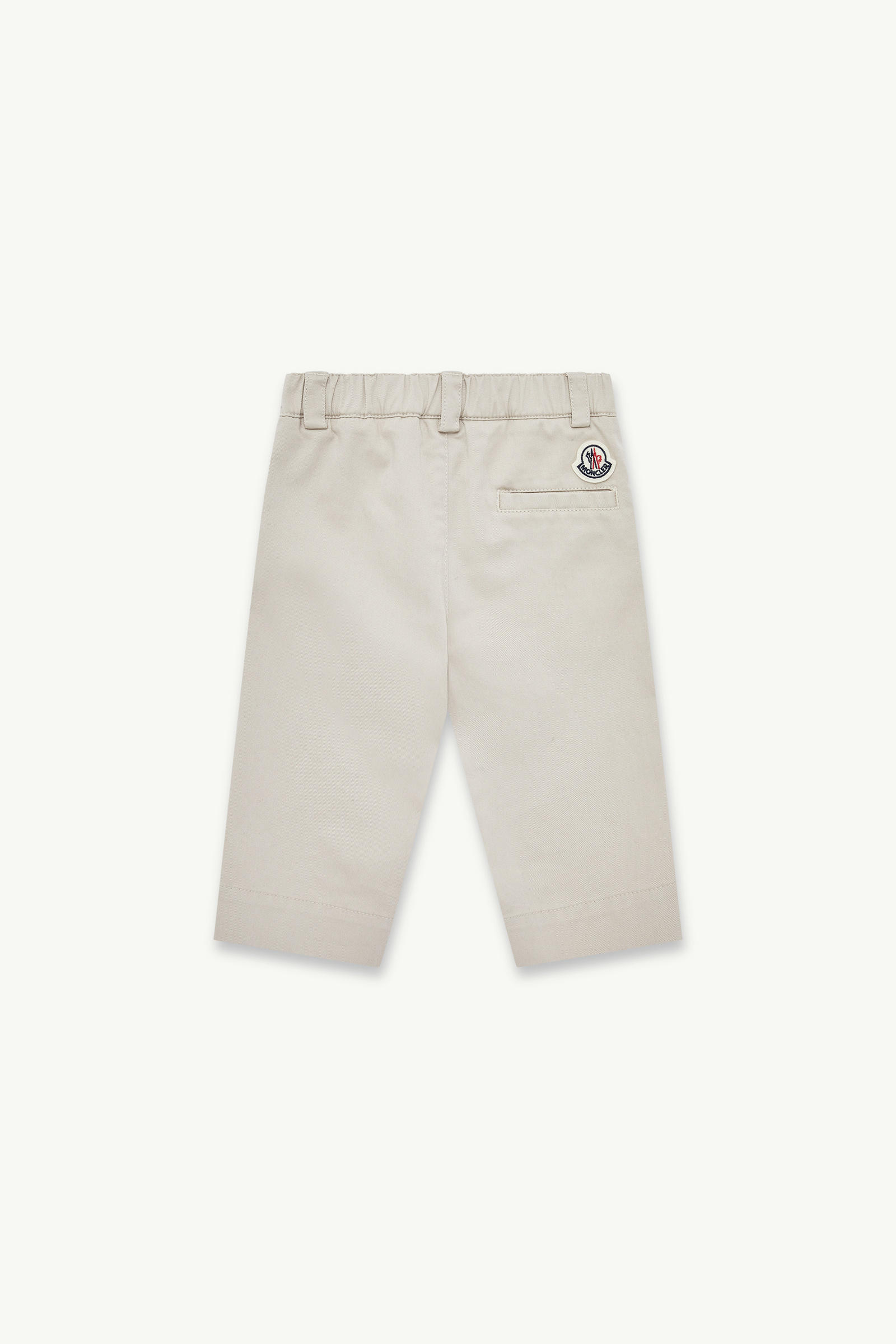 Cotton Gabardine Trousers Boy Light Beige Moncler 2
