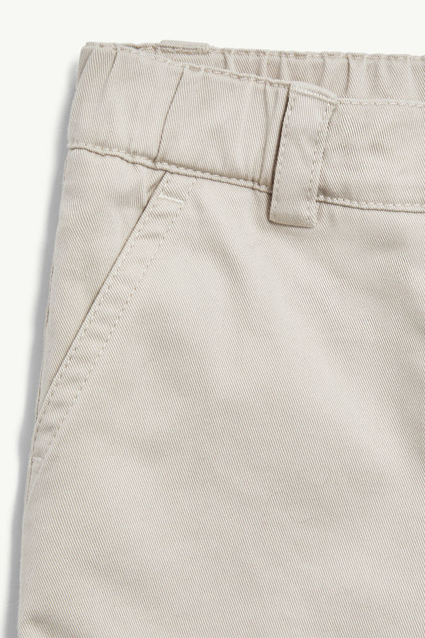Cotton Gabardine Trousers Boy Light Beige Moncler 3