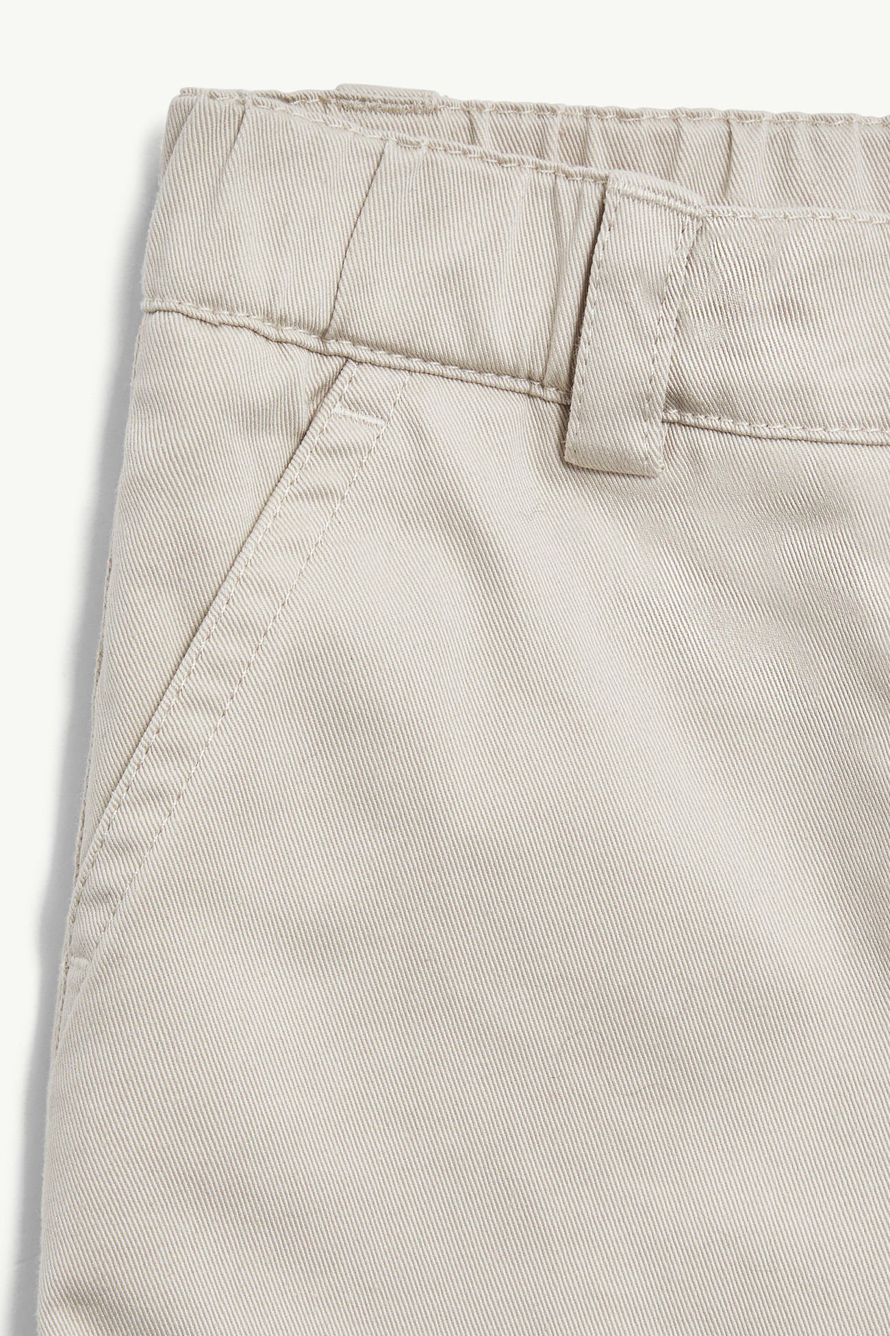 Hose aus Baumwoll-Gabardine Jungen Hellbeige Moncler 3