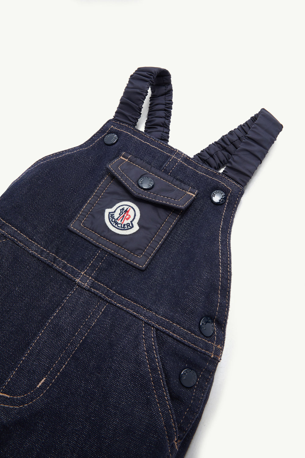 Denim Overalls Gender Neutral Navy Blue Moncler 1