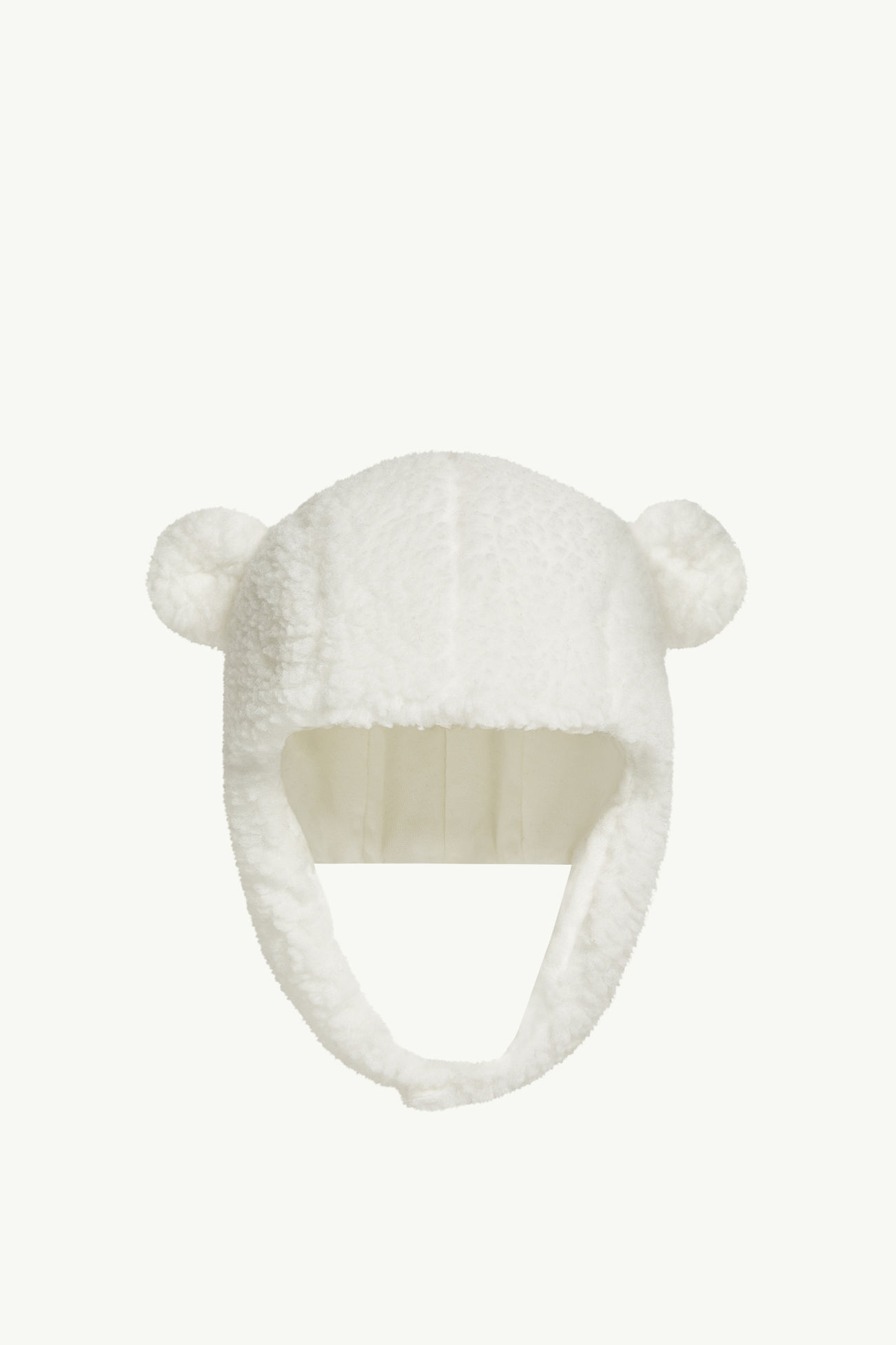 Gorro efecto peluche con orejeras De Género Neutro Blanco Moncler 0