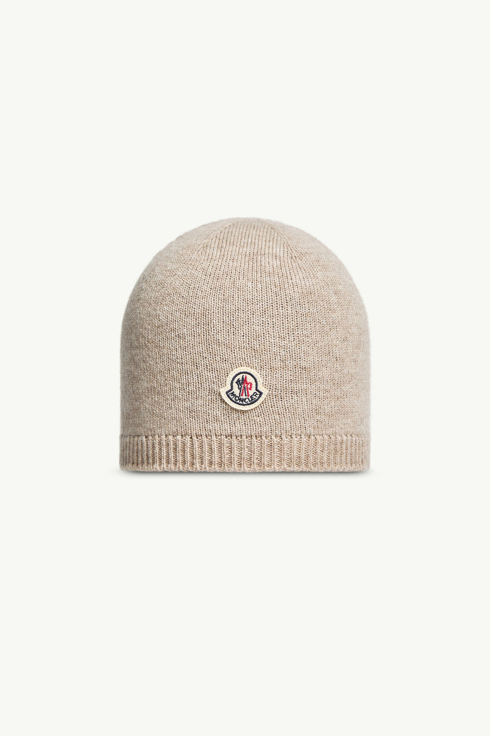 Cashmere Beanie Gender Neutral Khaki Moncler 0