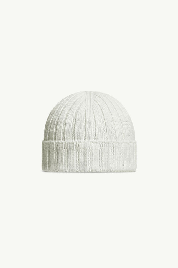 Wool Beanie Gender Neutral White Moncler 2