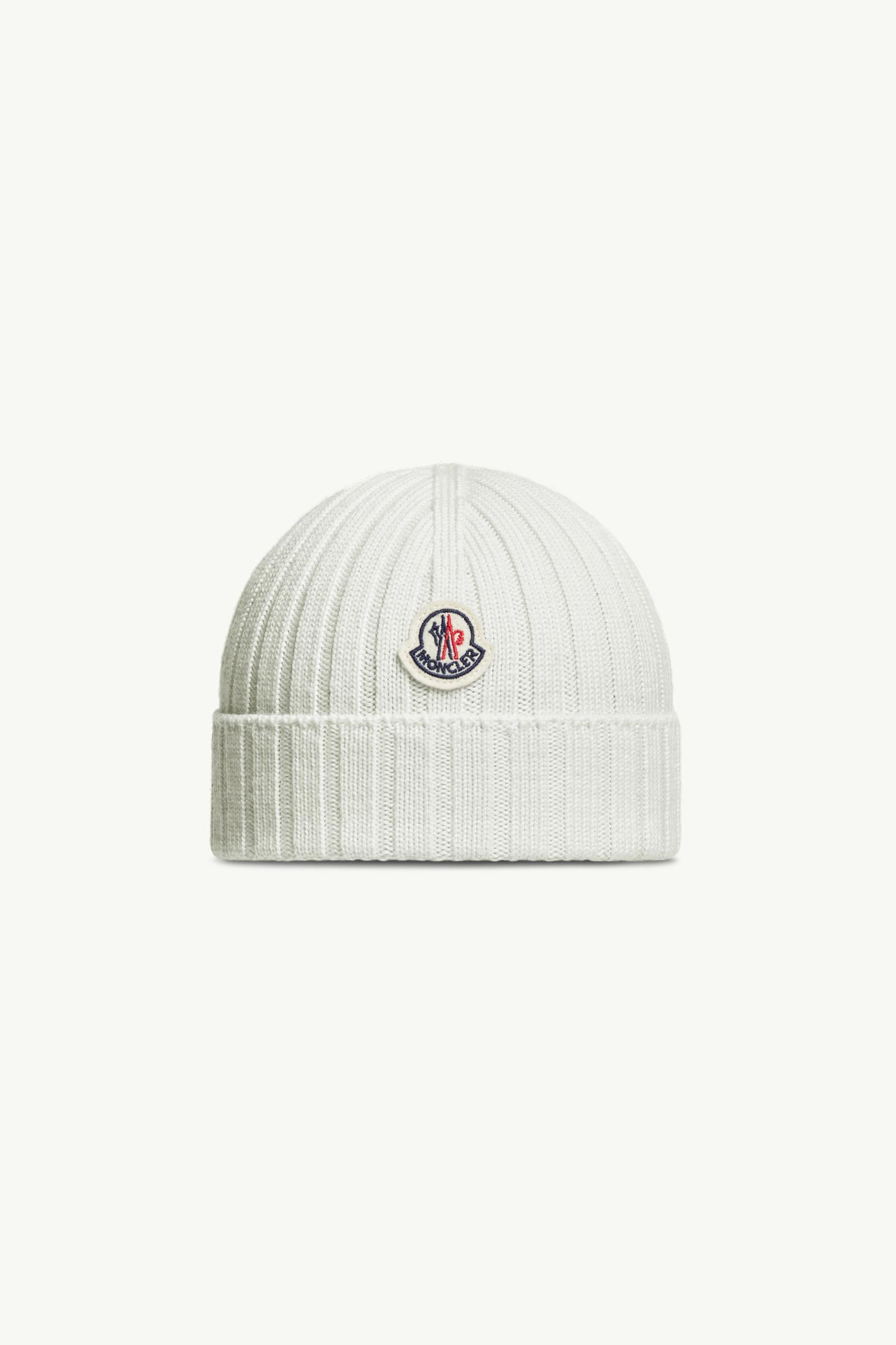 White Wool Beanie - Accessories for Children | Moncler US