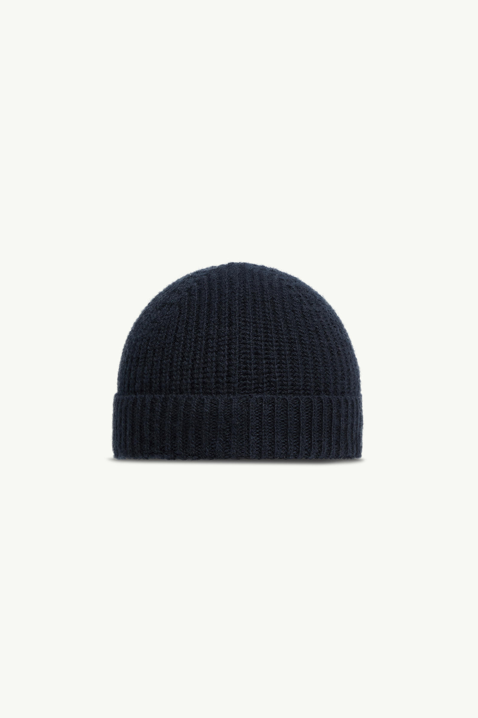 Tricolour-Trimmed Wool Beanie Boy Navy Blue Moncler 2