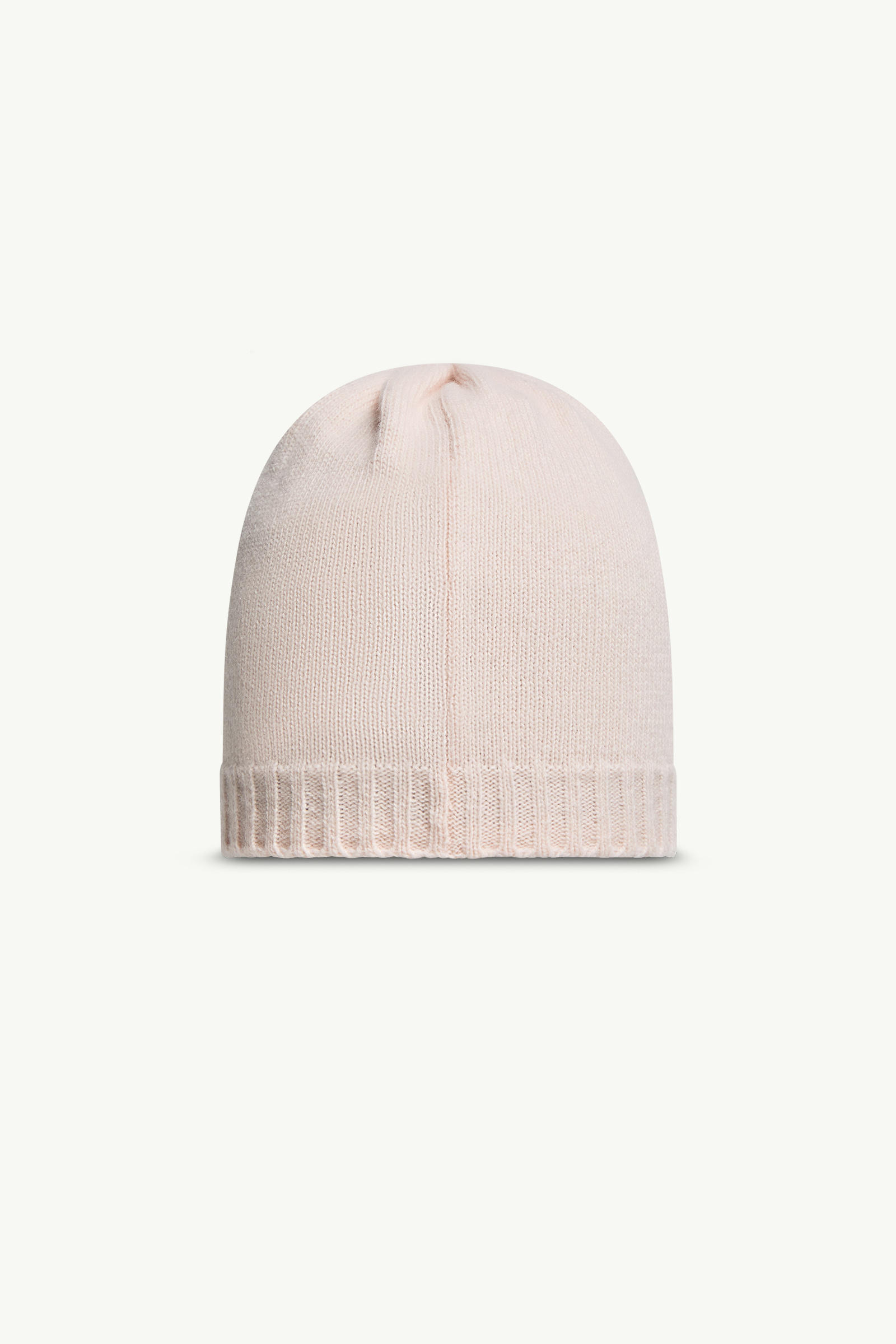 Embroidered Logo Wool & Cashmere Beanie Girl Light Pink Moncler 2