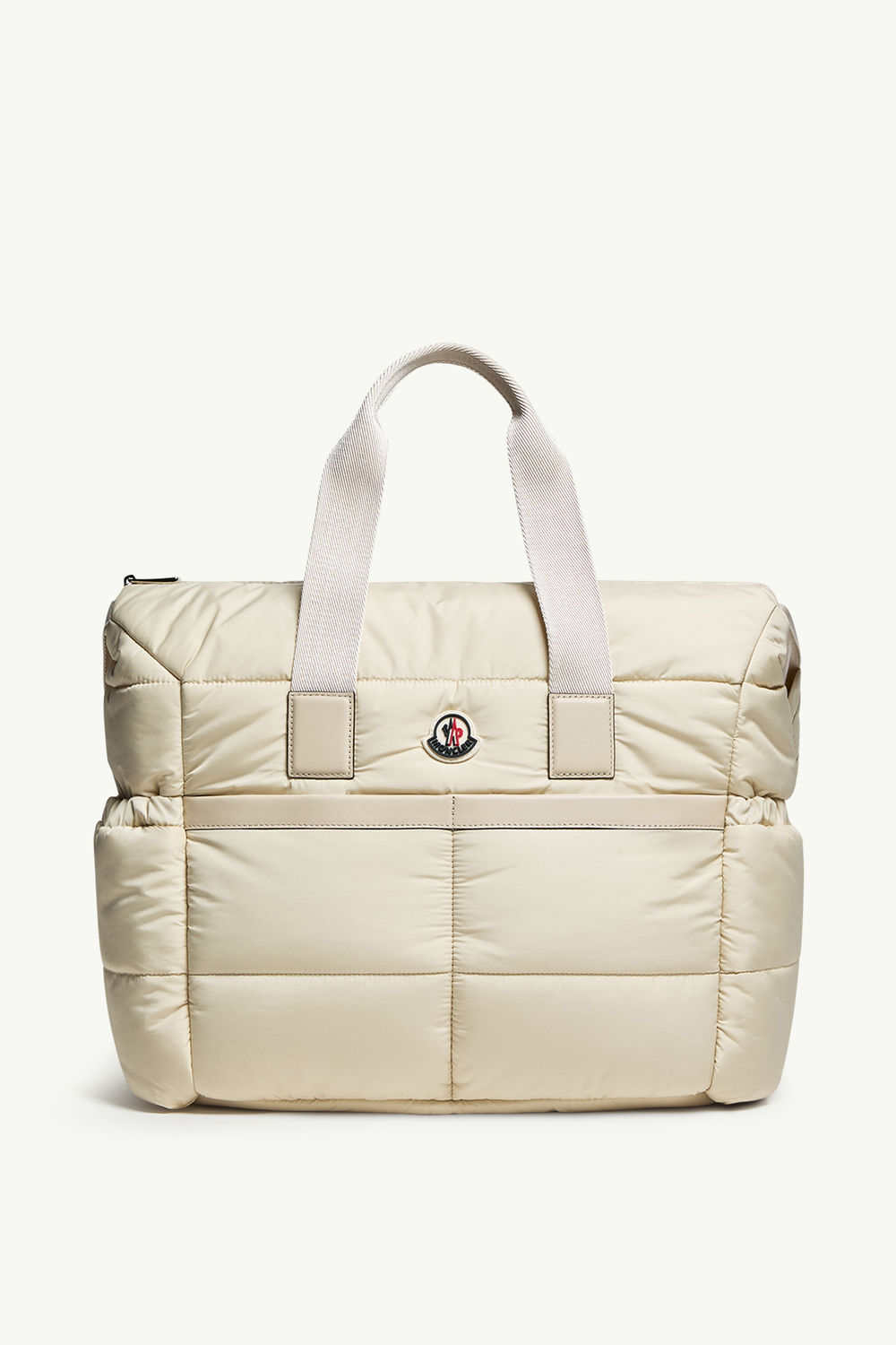 Nylon Diaper Bag Gender Neutral Light Beige Moncler 0