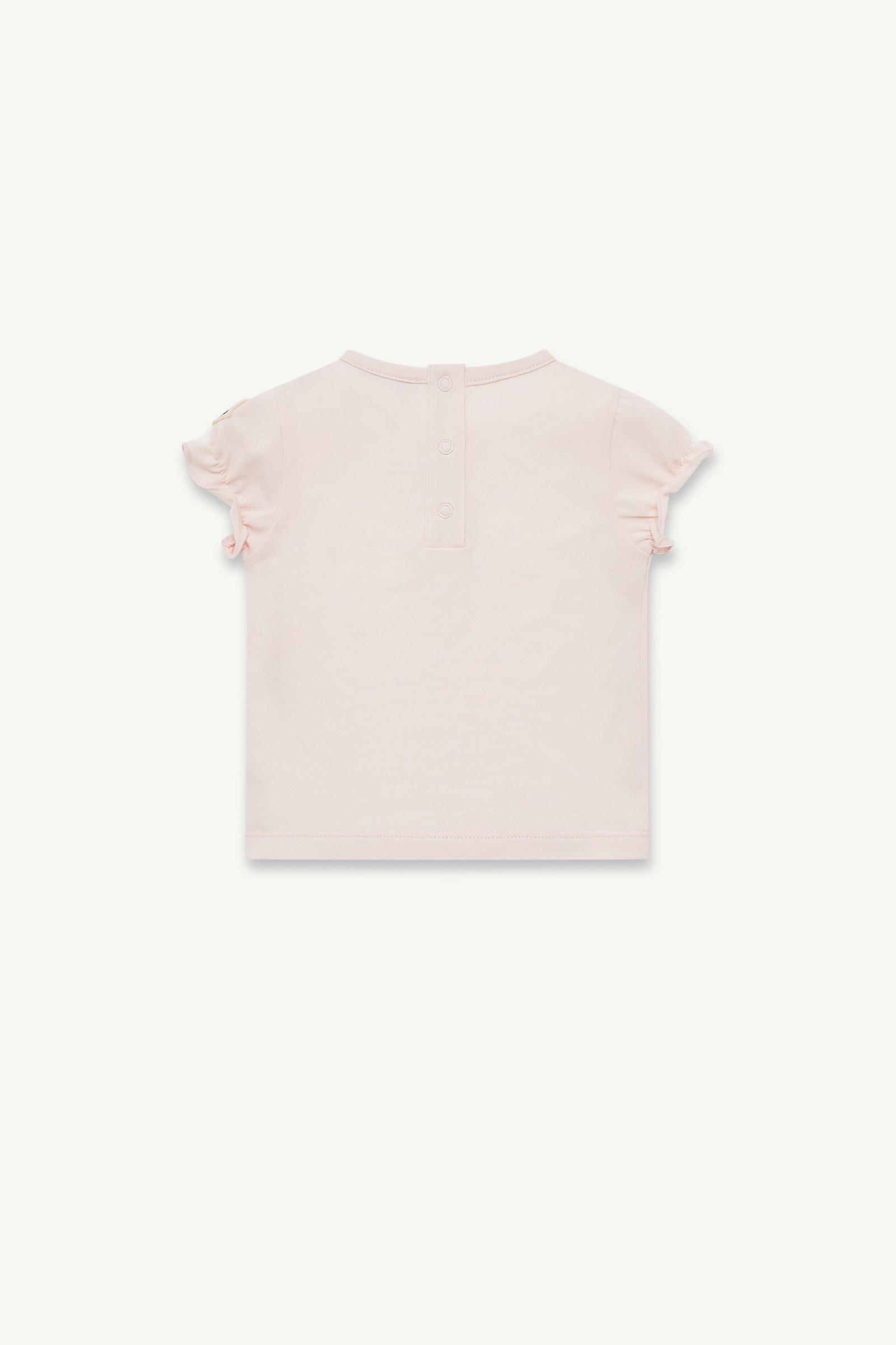 T-Shirt aus Baumwolle mit Sternlogo Mädchen Hellpink Moncler 2