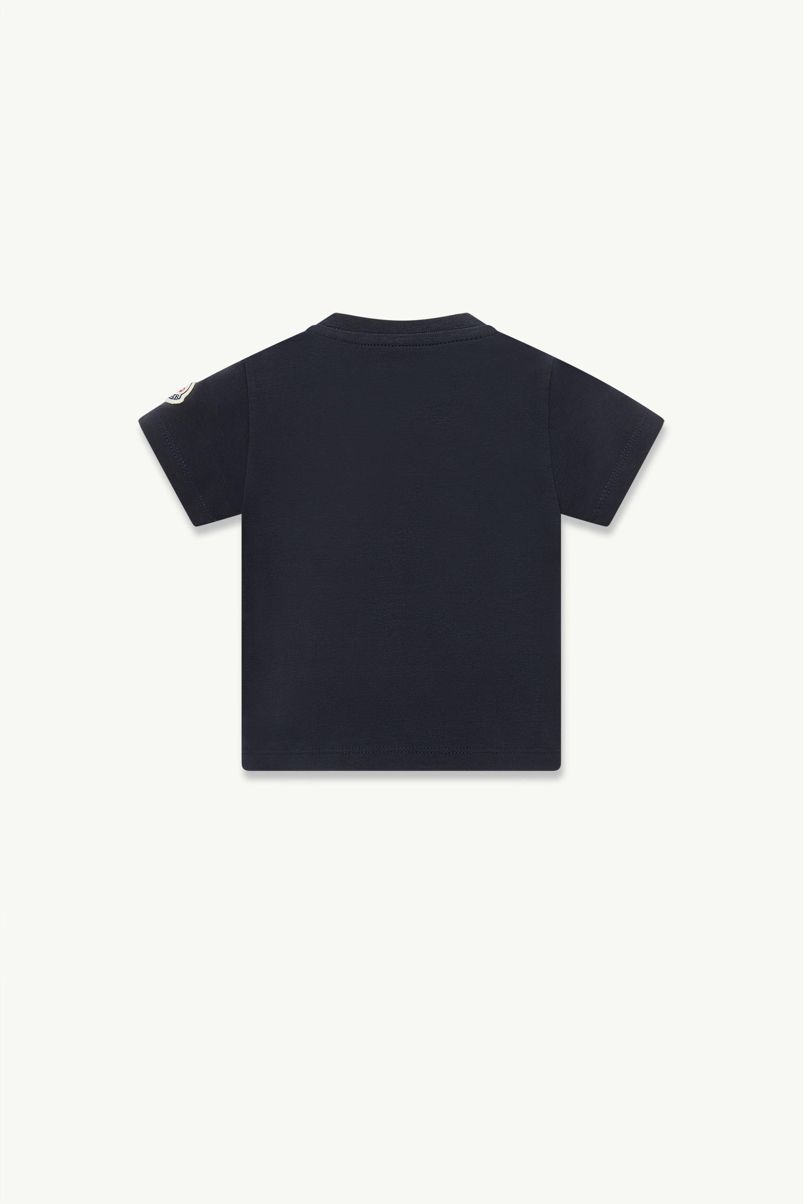 Navy Blue Duck Logo Cotton T-Shirt - Clothing for Children