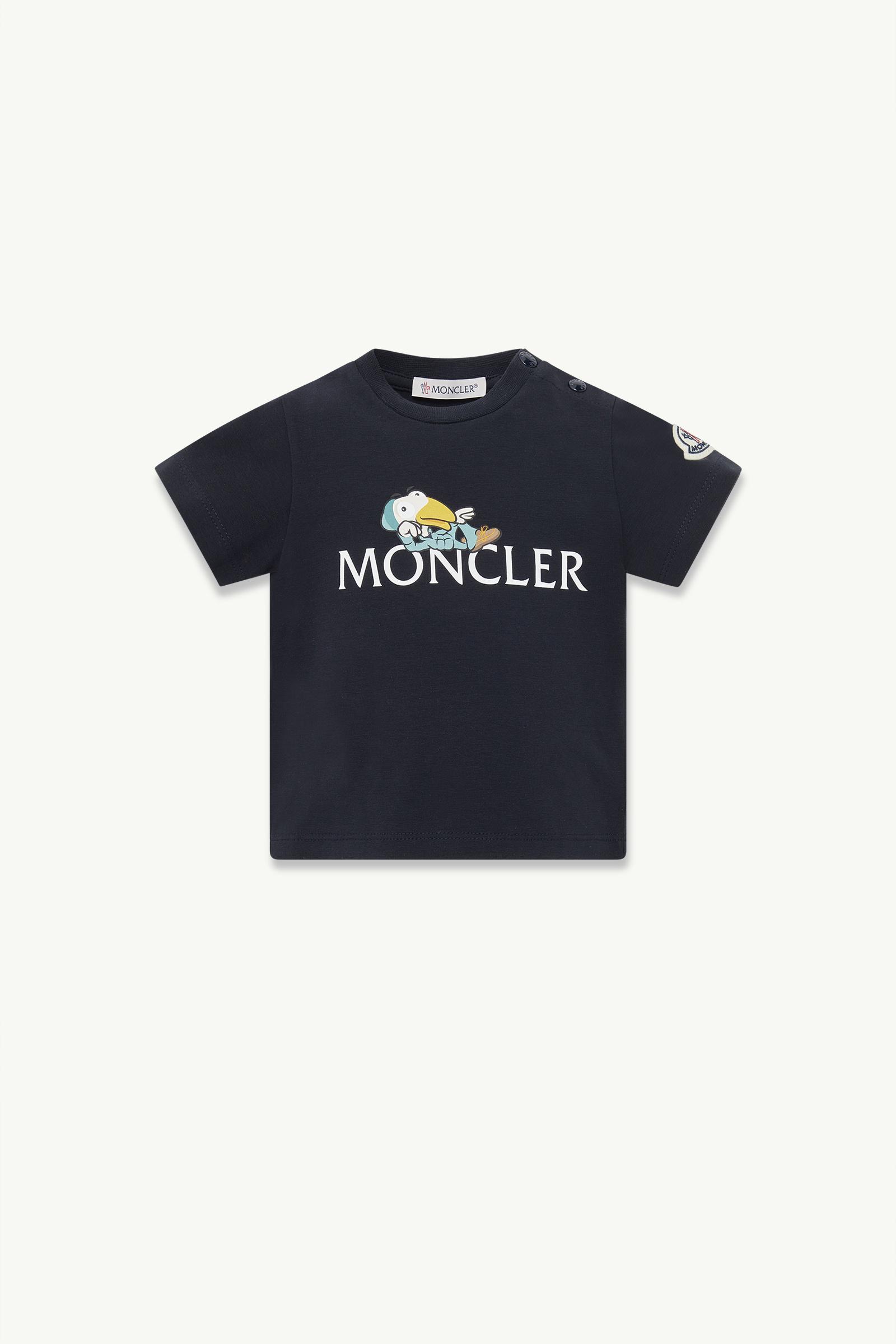 新品】MONCLERモンクレール ロゴ ベビーTシャツ 2歳 90cm ネイビー 