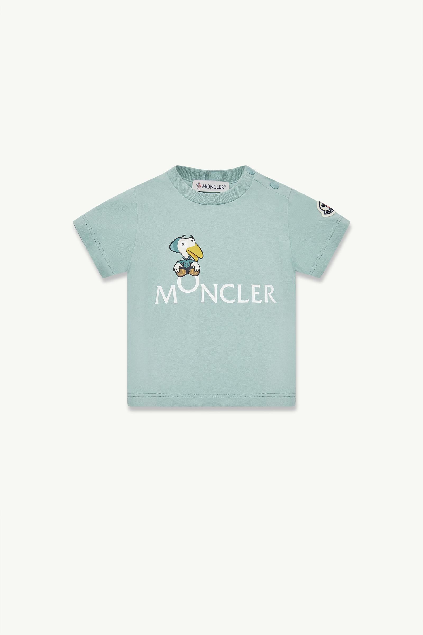 Aqua Green Duck Logo Cotton T-Shirt - Clothing for Children
