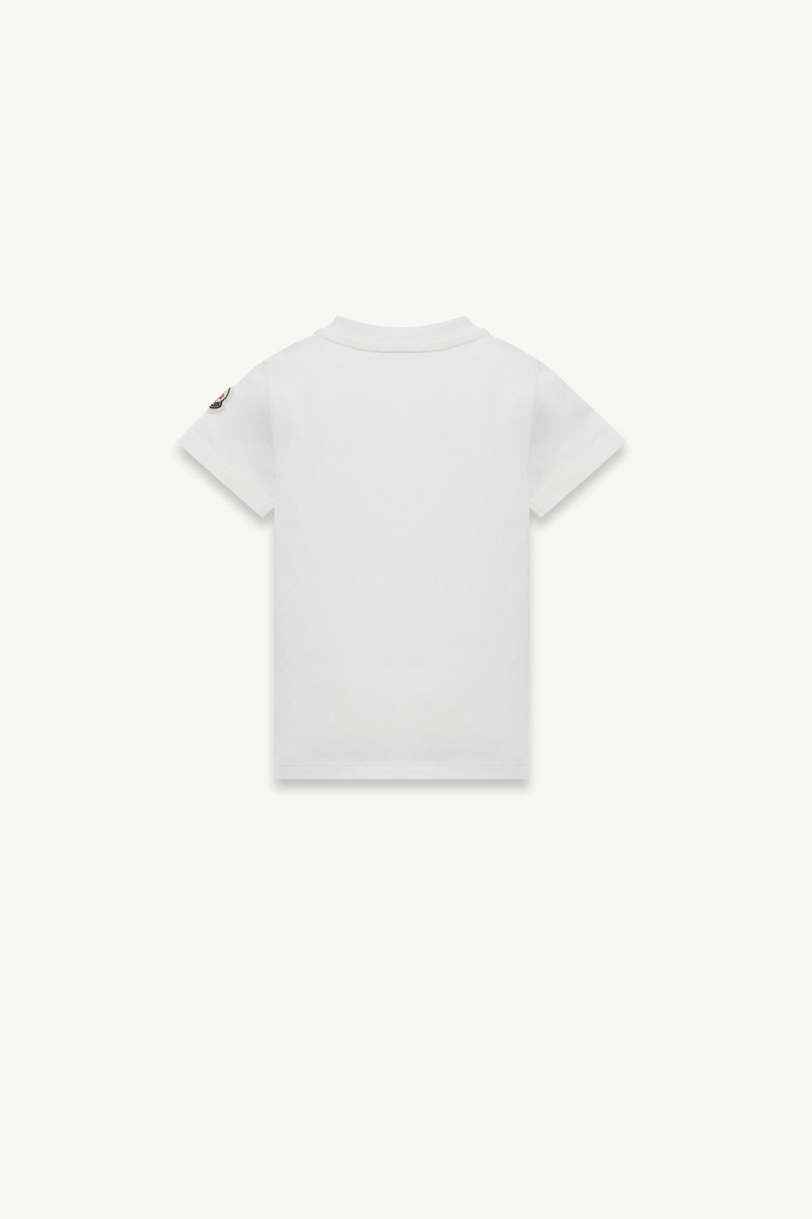MONCLER ホワイト Tシャツ キッズ　130 ホワイト Tシャツ : ウェア 向けの キッズ | モンクレール