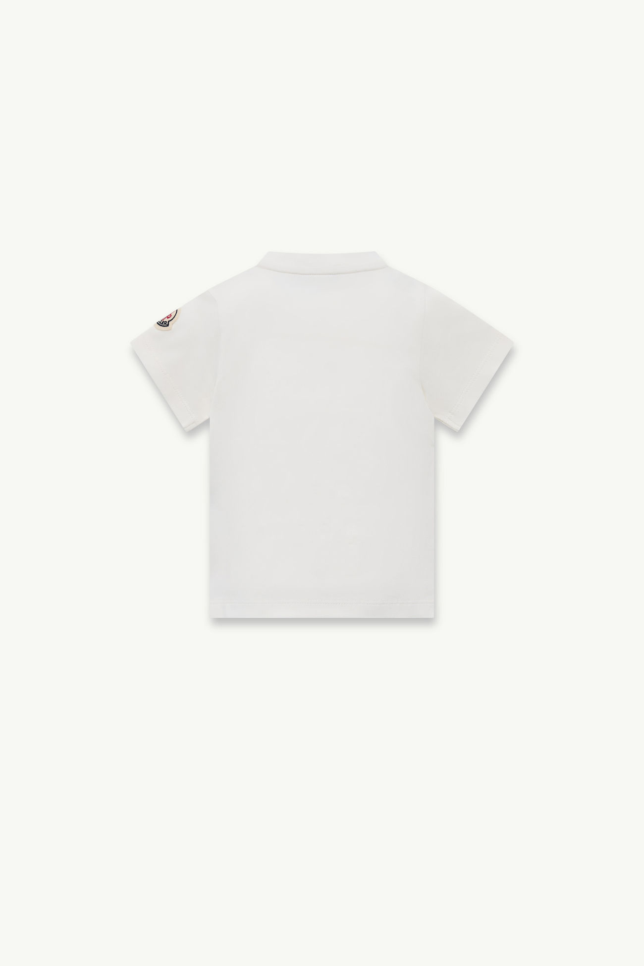 Baumwoll-T-Shirt mit Teddybär-Motiv Jungen Weiß Moncler 2