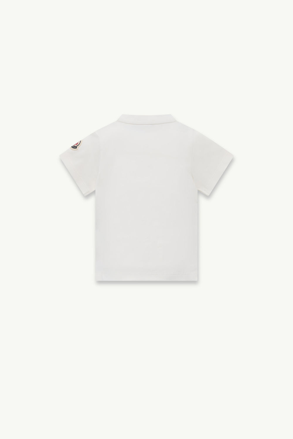 Teddy Bear Motif Cotton T-Shirt Boy White Moncler 2
