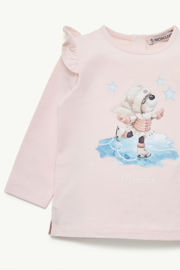 Tシャツ ガールズ ライトピンク Moncler 1