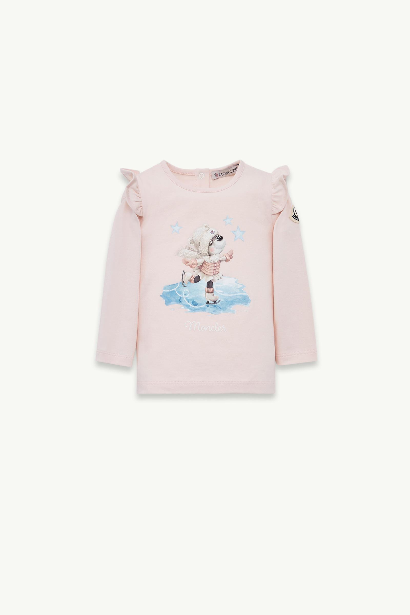 Langärmeliges T-Shirt aus Baumwolle mit Teddybär-Motiv_findInBoutique_image