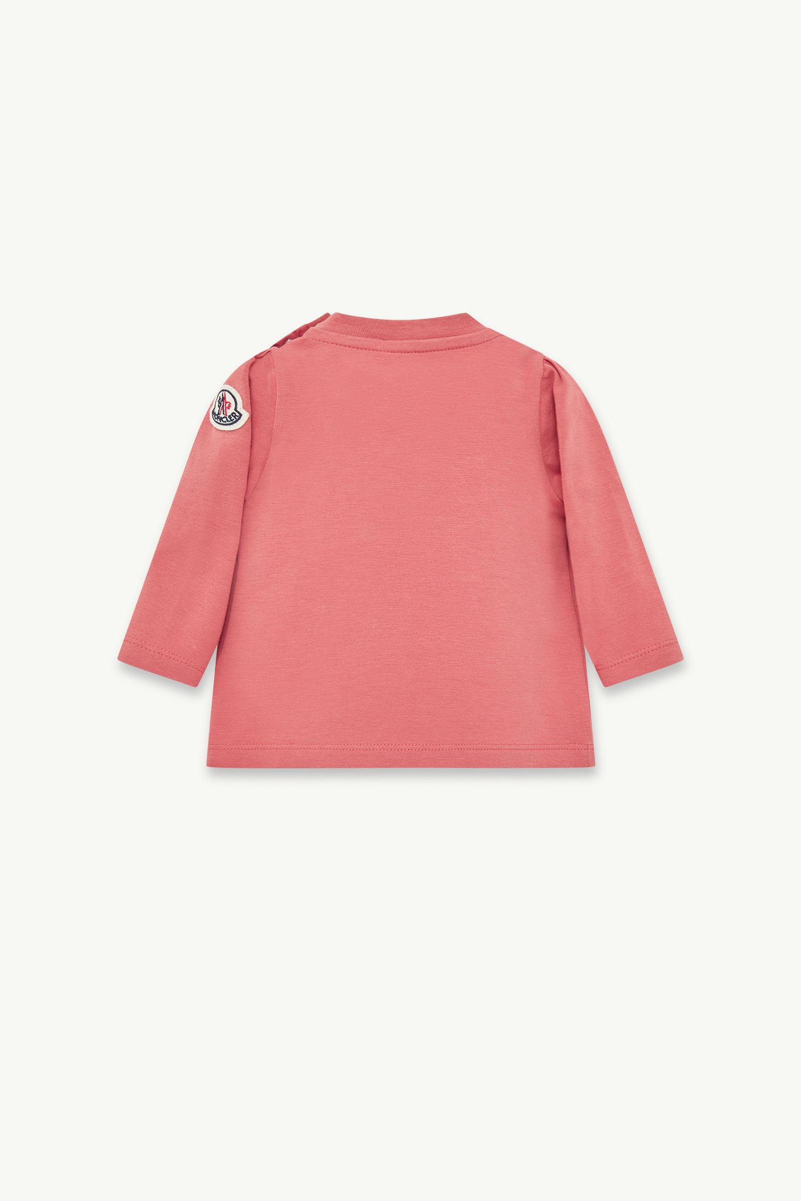 Peach Pink Heart Logo Cotton T-Shirt - Clothing for Children