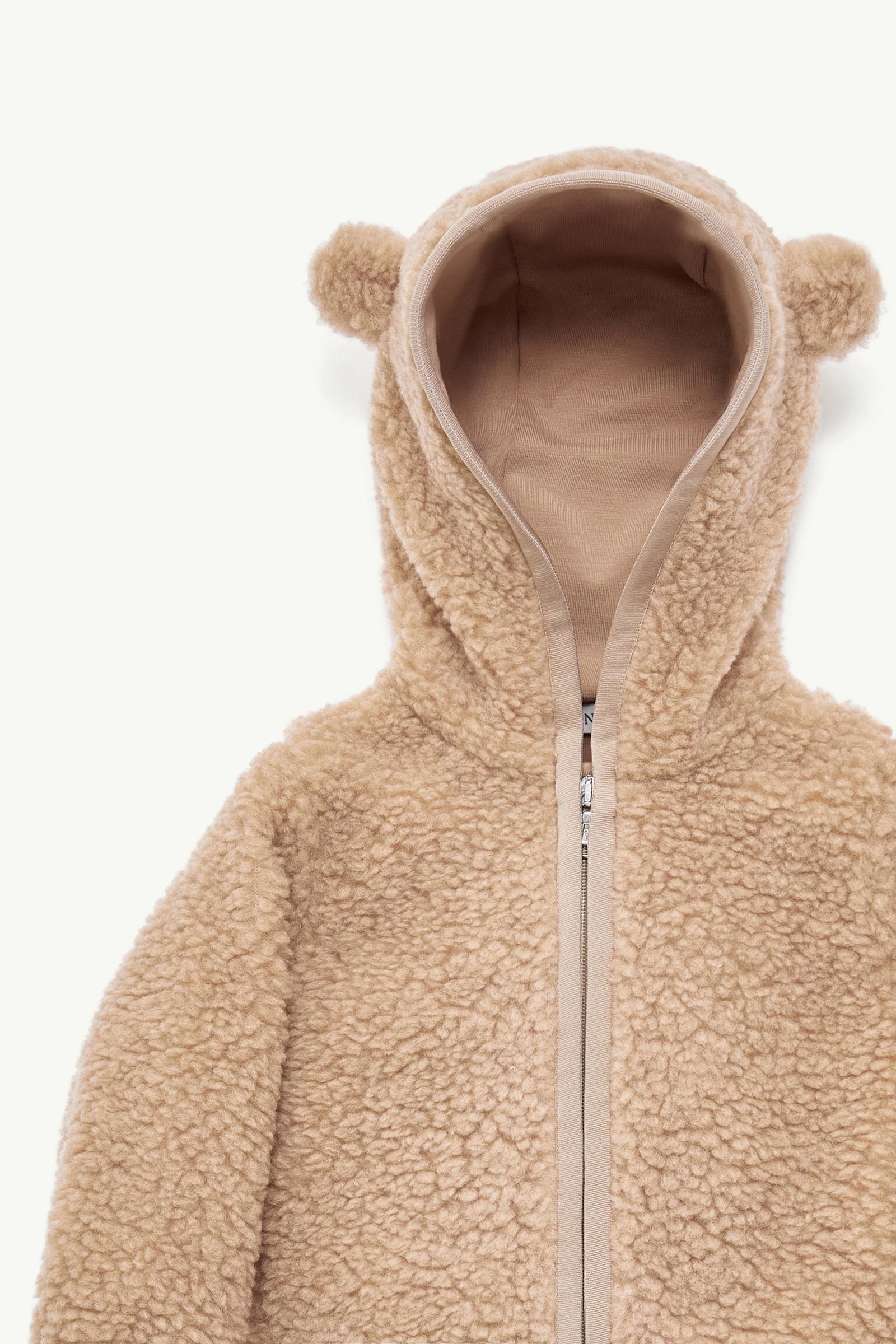 泰迪布拉鏈連帽衫 中性 米色 Moncler 1