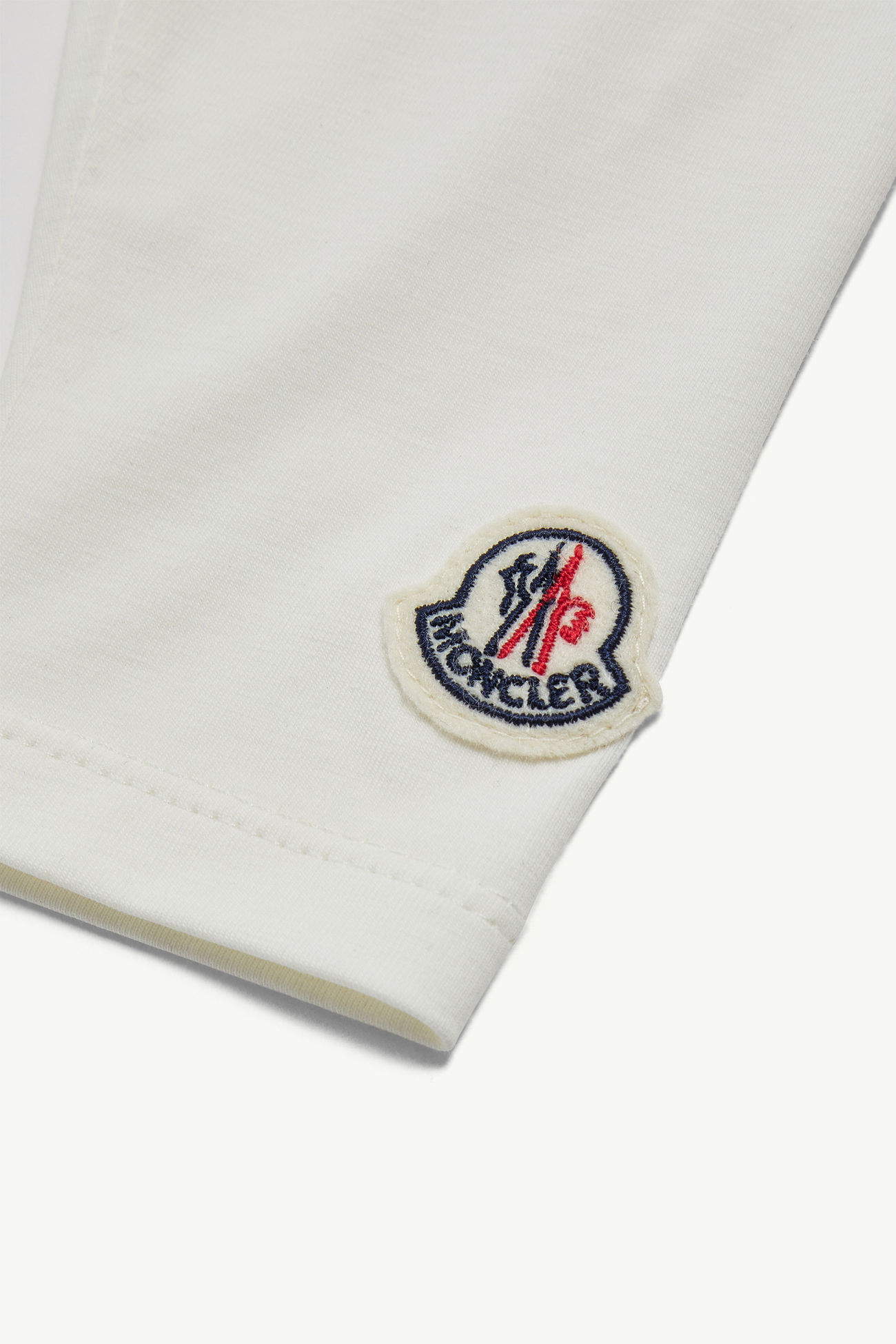 Leggings in cotone Bambina Bianco Moncler 1