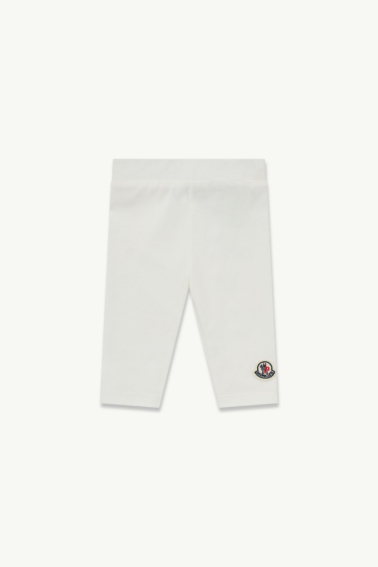 Leggings aus Baumwolle Mädchen Weiß Moncler 0