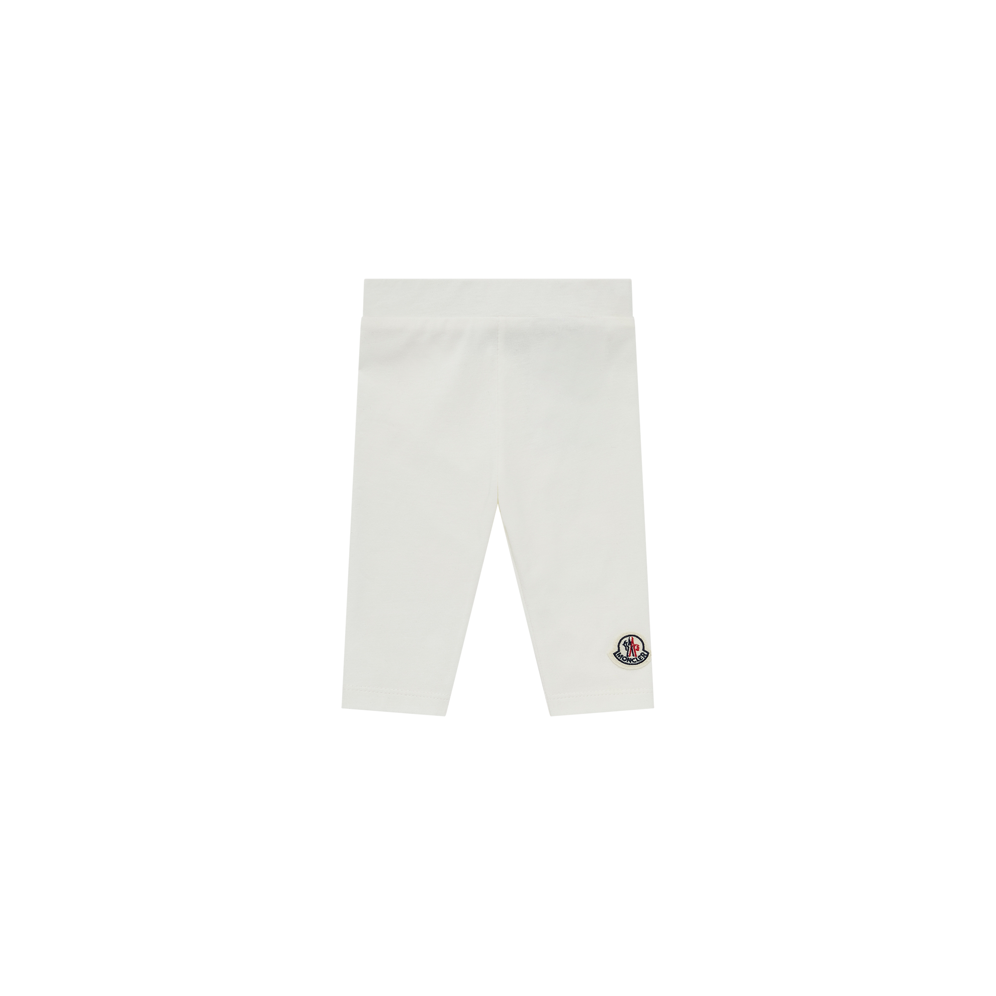 MONCLER ENFANT Cotton Leggings, Girl, White, Size: 12/18M