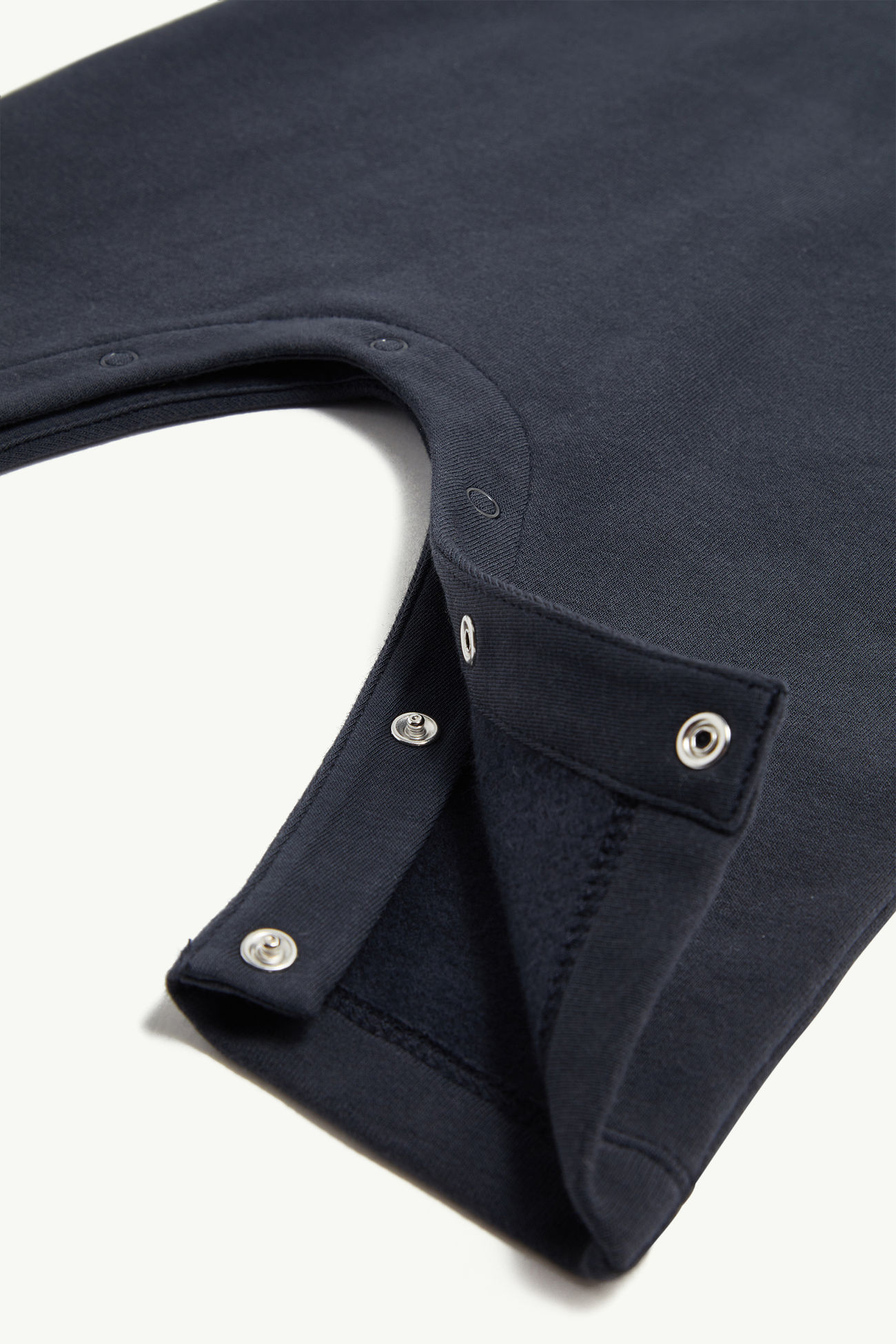 Embroidered Logo Cotton Baby Grow Gender Neutral Navy Blue Moncler 3