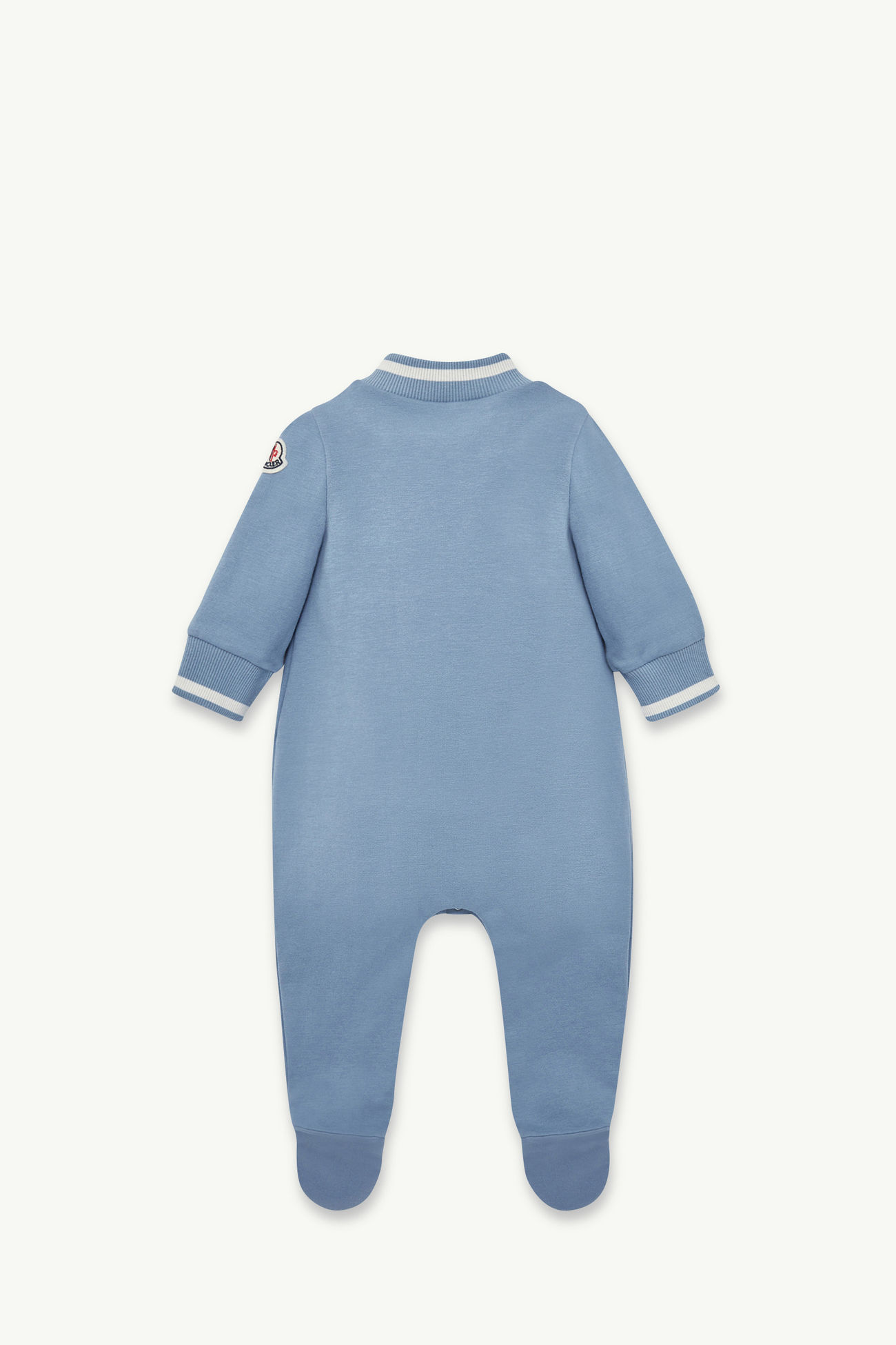 刺繡泰迪熊棉質嬰兒連身衣 男童 鈷藍色 Moncler 2