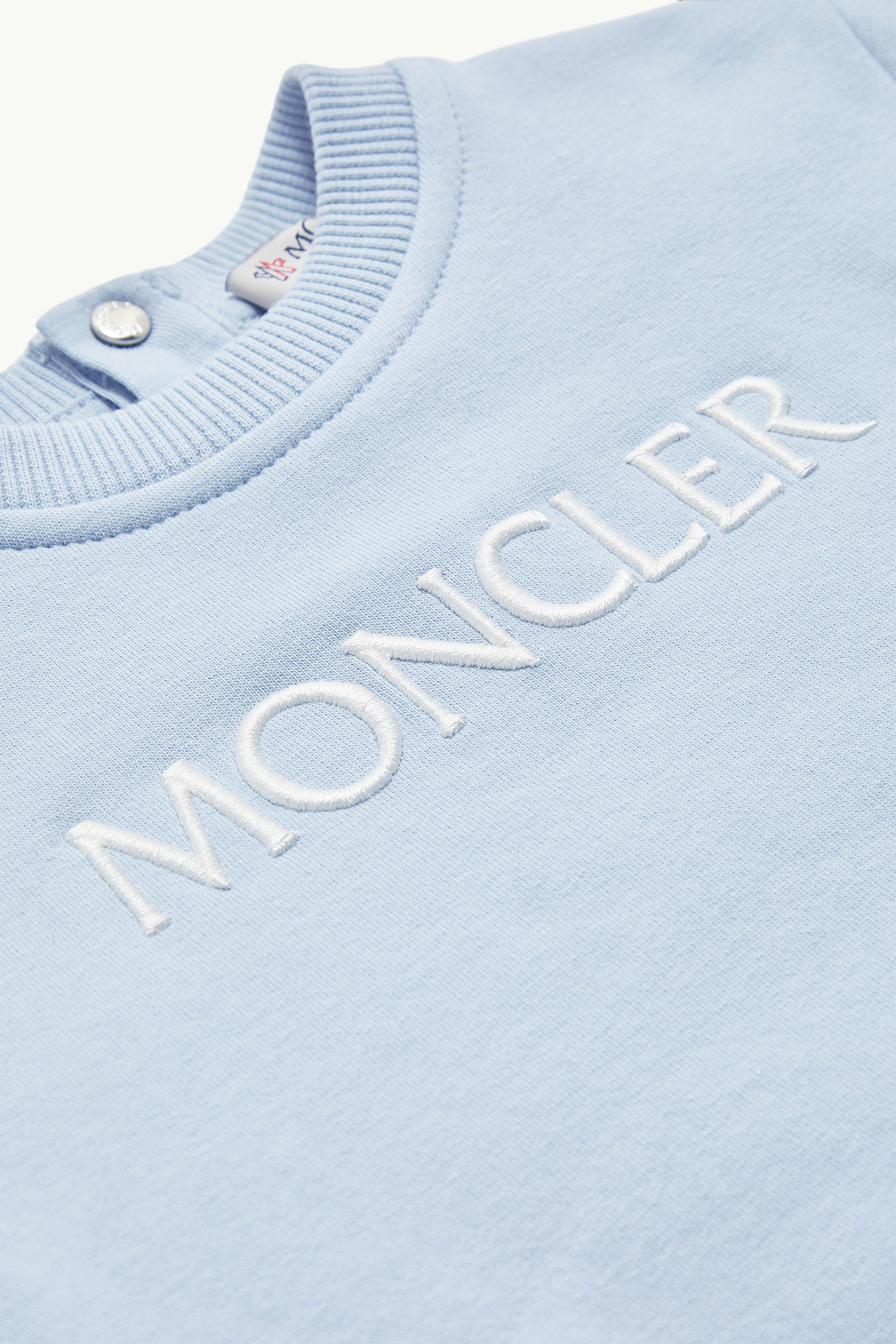 Conjunto de chándal de algodón con logotipo bordado De Género Neutro Azul claro Moncler 3