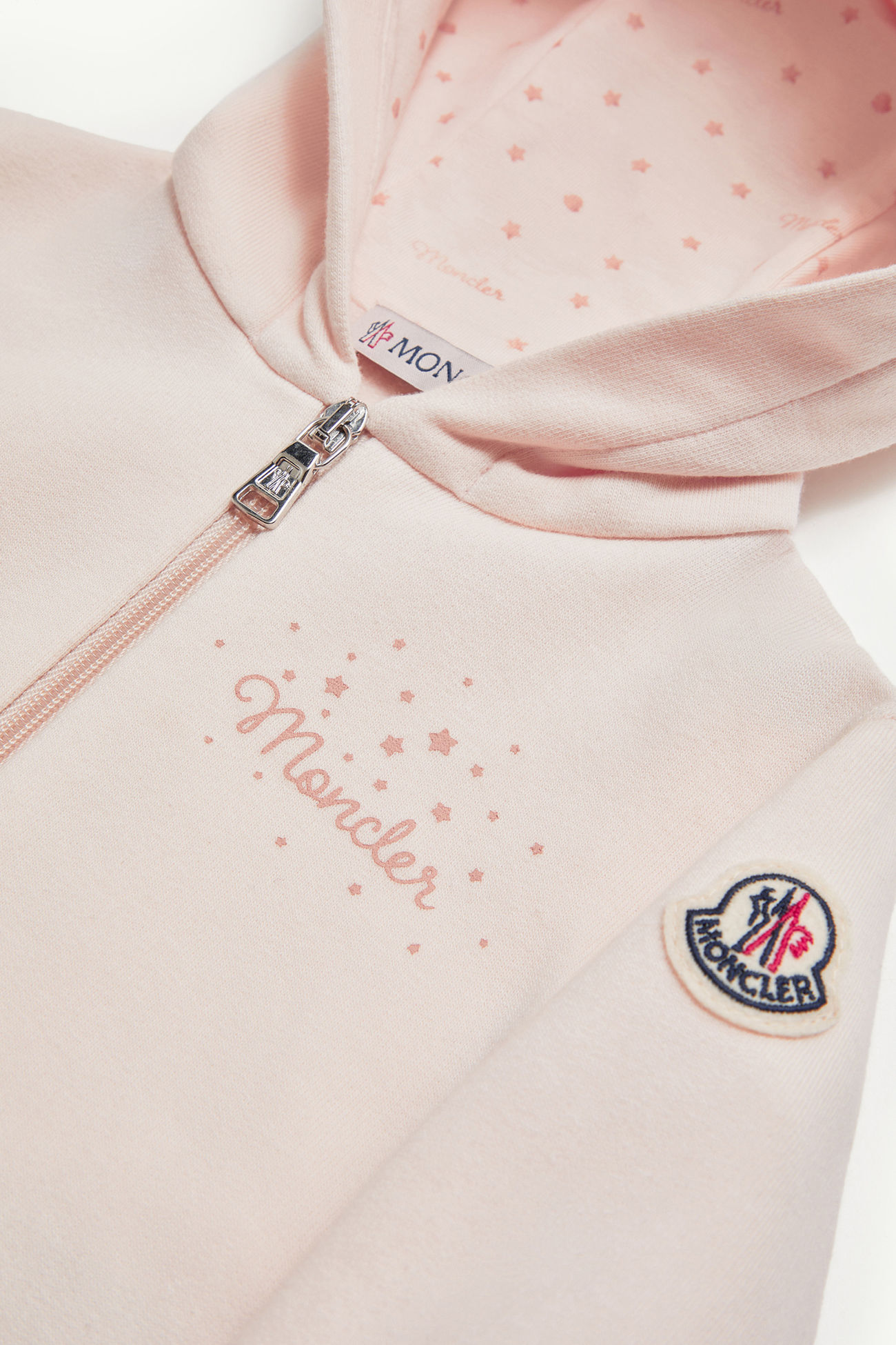 星星印花棉質運動套裝 女童 淺粉紅色 Moncler 1