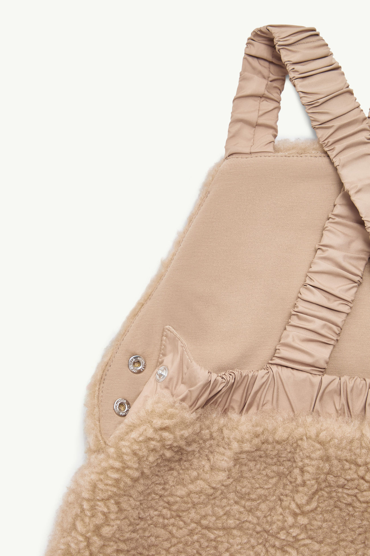 Set aus Baumwolle und Teddystoff Genderneutral Camel-Beige Moncler 3