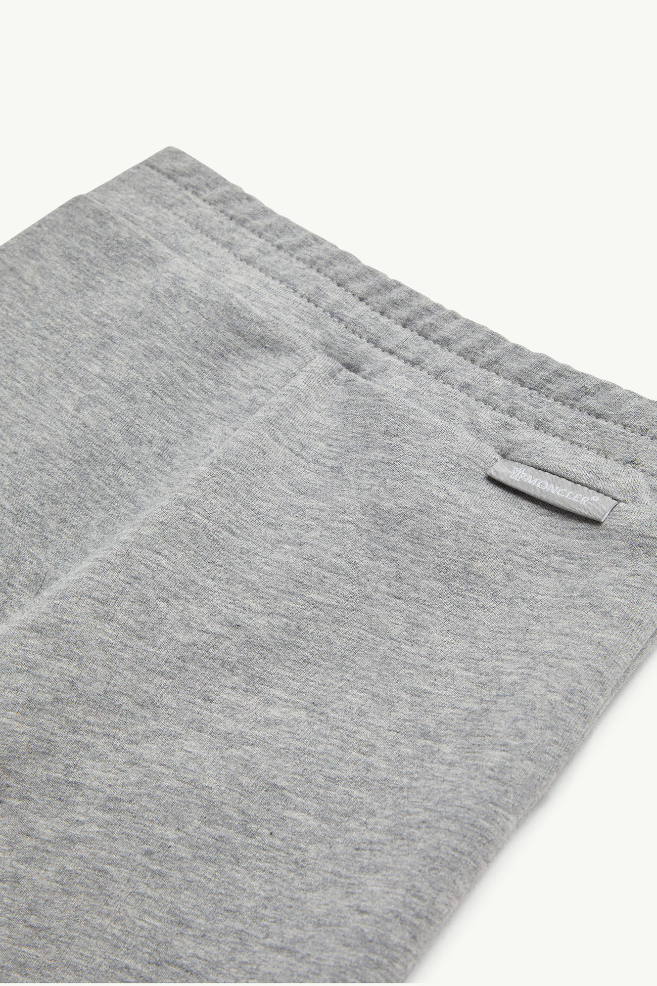 Set di tuta in cotone con orsetto ricamato Bambino Grigio Moncler 3