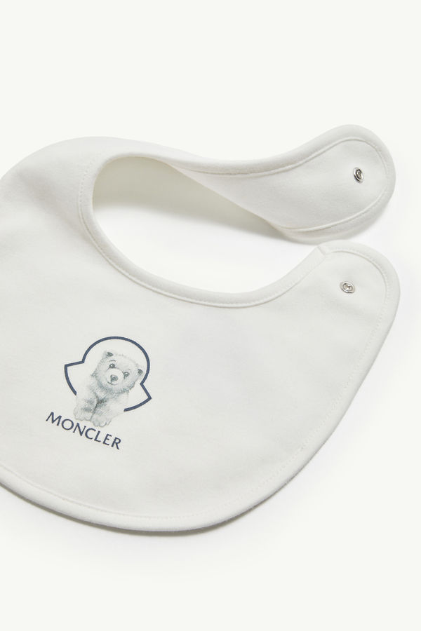 Ensemble en coton à logo ours en peluche Mixte Blanc Moncler 2