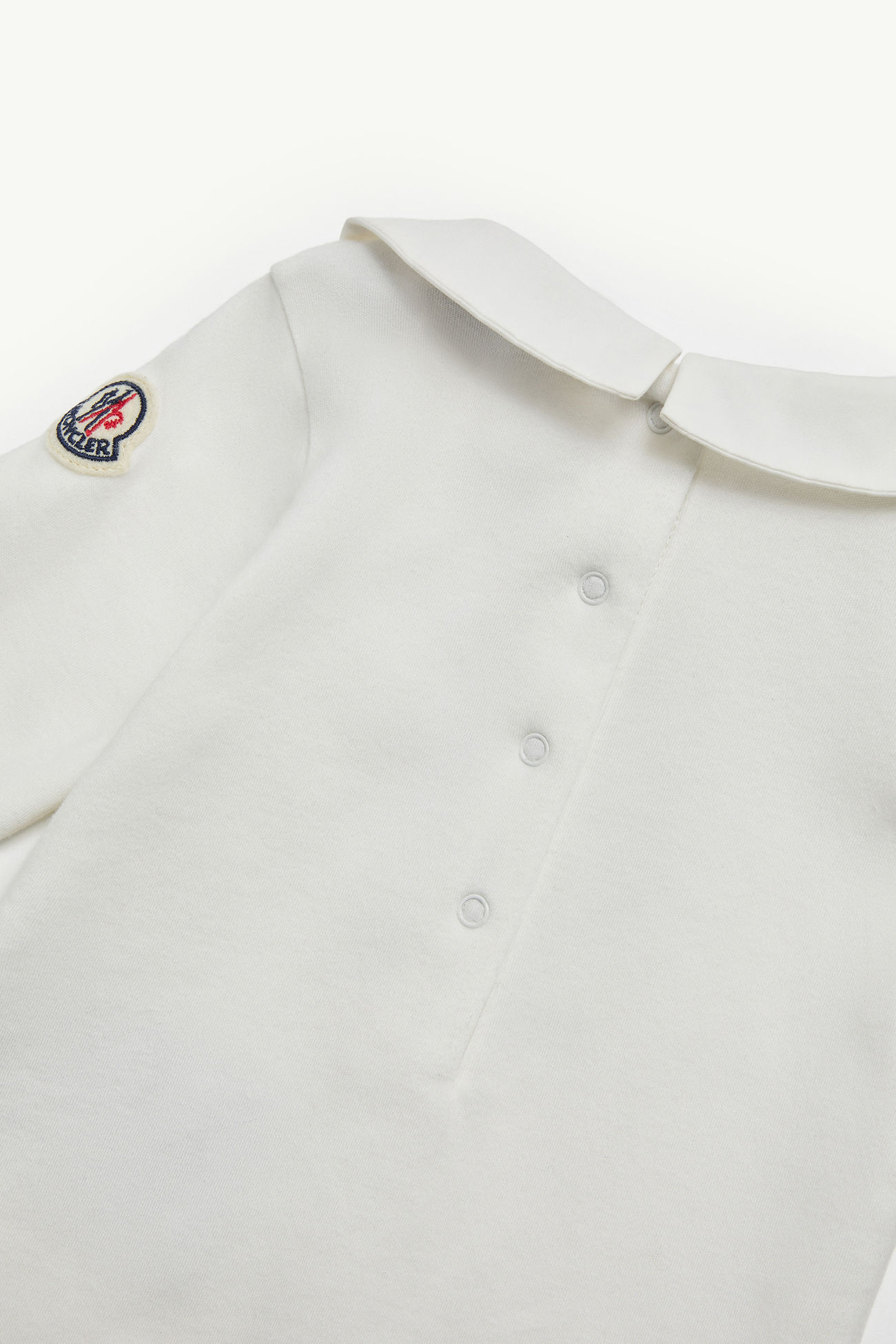 婴儿泰迪熊标识棉质套装 中性 白色 Moncler 3
