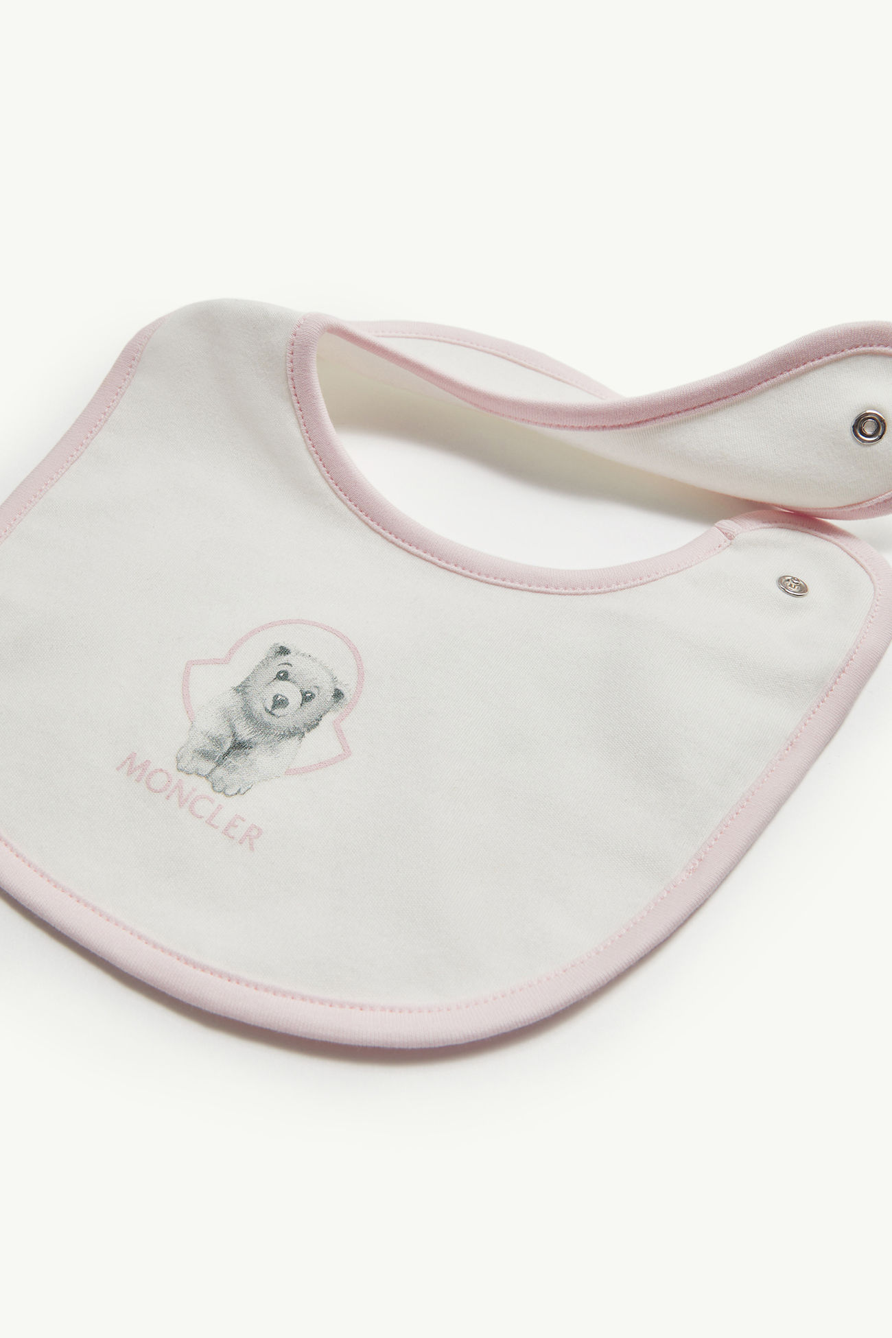 Set aus Baumwolle mit Teddybär-Logo Mädchen Hellpink Moncler 2