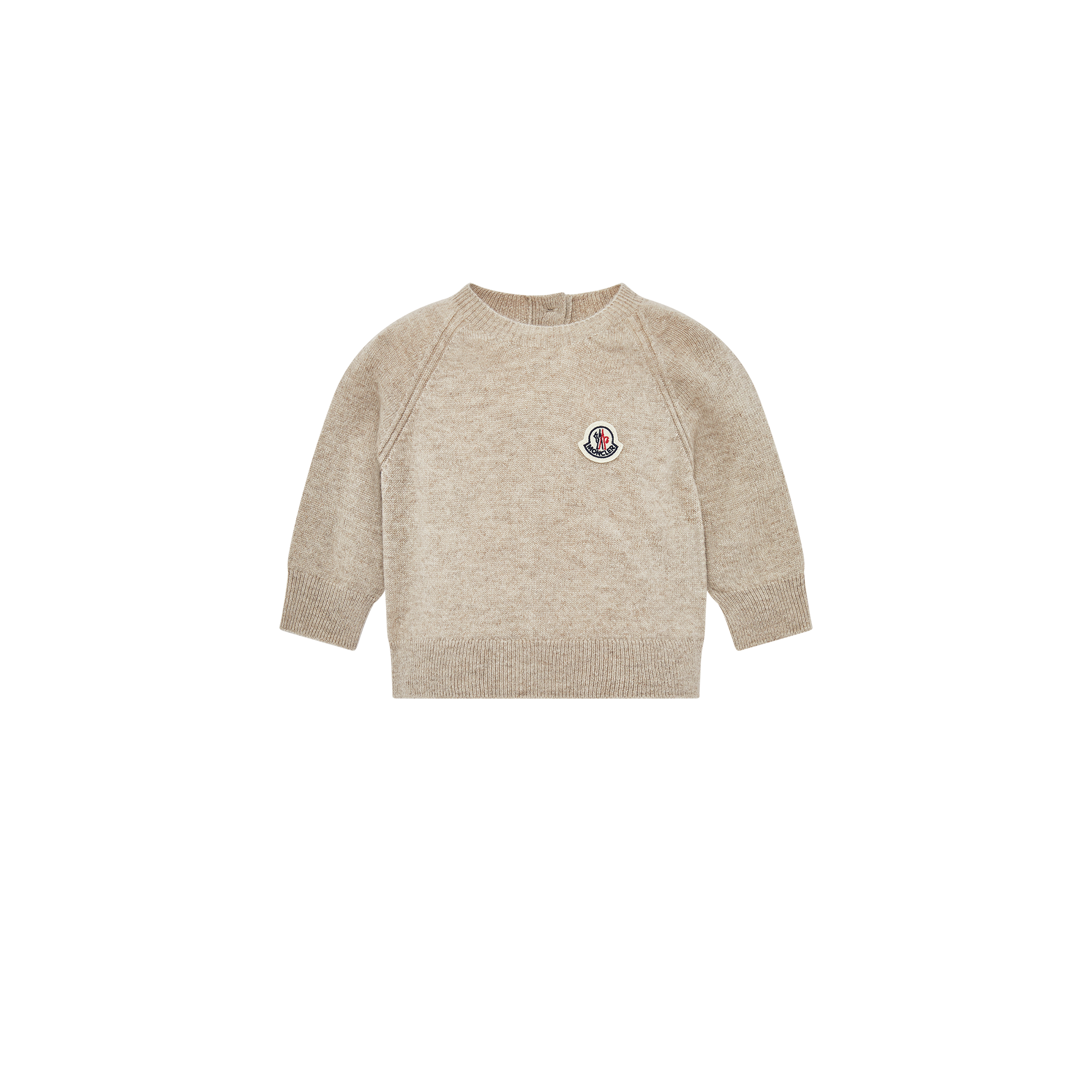 MONCLER ENFANT Cashmere Jumper, Gender Neutral, Beige, Size: 3Y