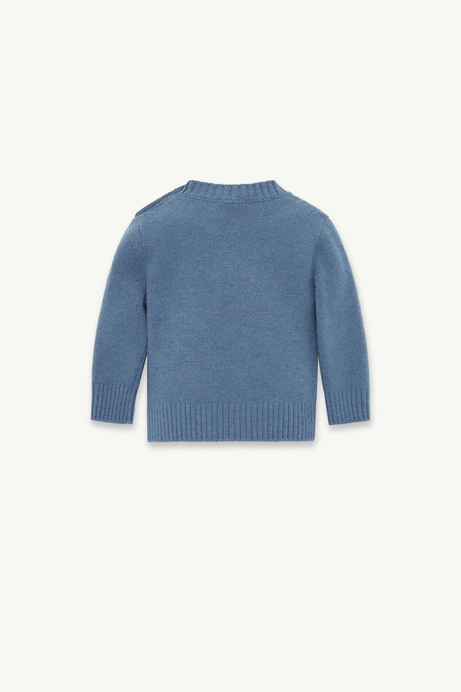 Embroidered Teddy Bear Wool Jumper Boy Cobalt Blue Moncler 2