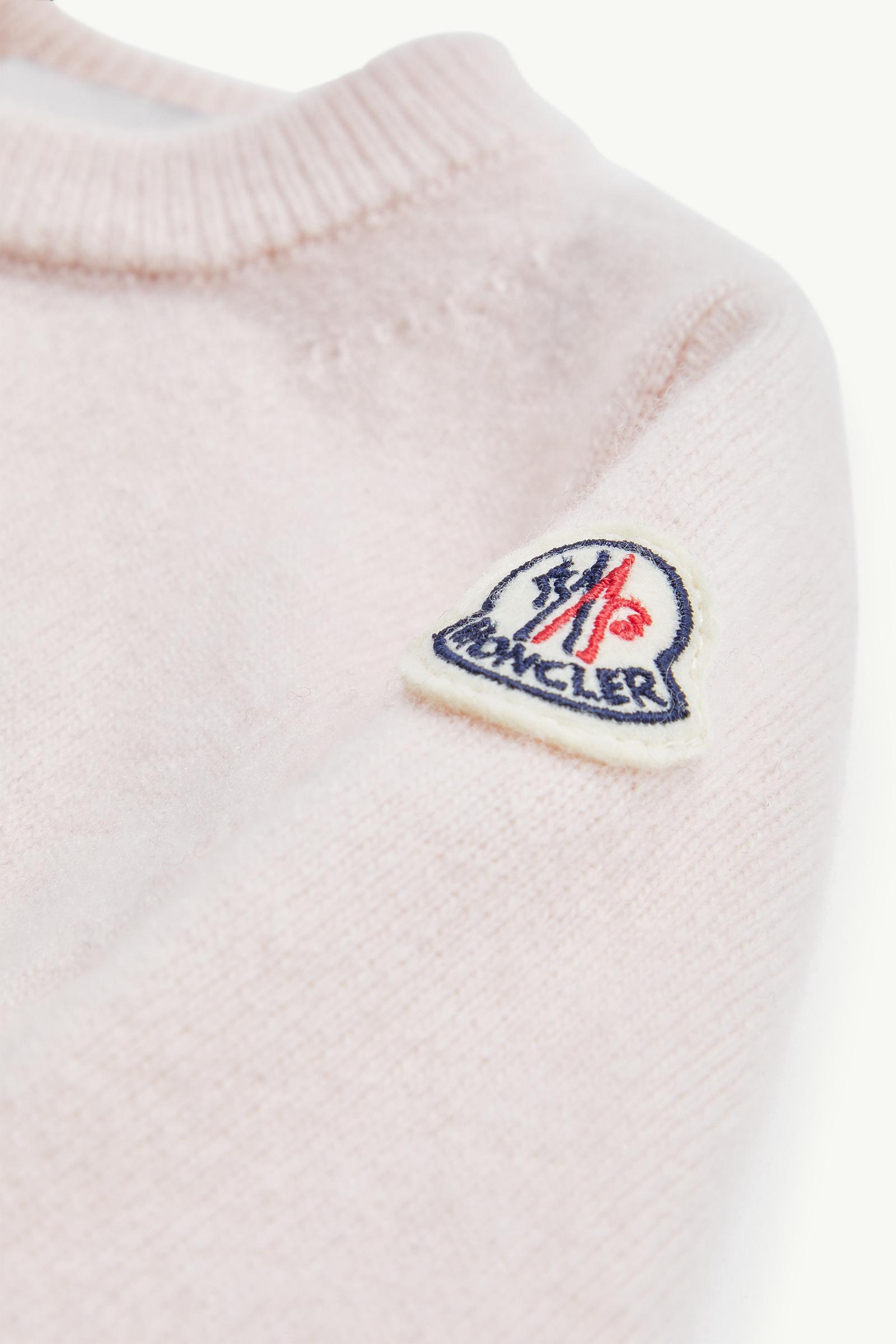 Ruffled Wool & Cashmere Set Girl Light Pink Moncler 1