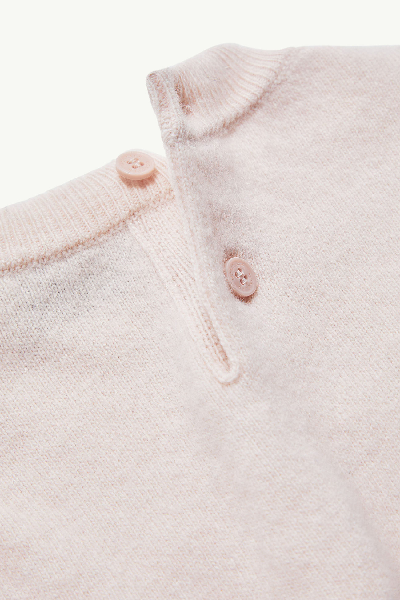 Conjunto de lana y cachemira con volantes Niña Rosado claro Moncler 4