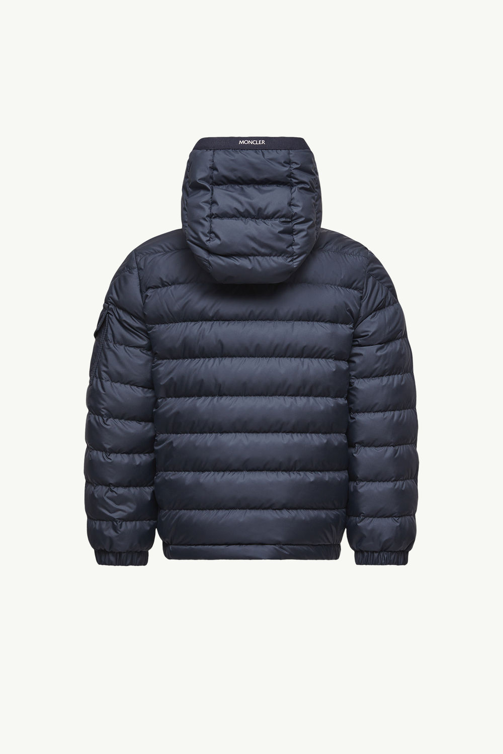Galion Hooded Down Jacket Boy Dark Blue Moncler 2