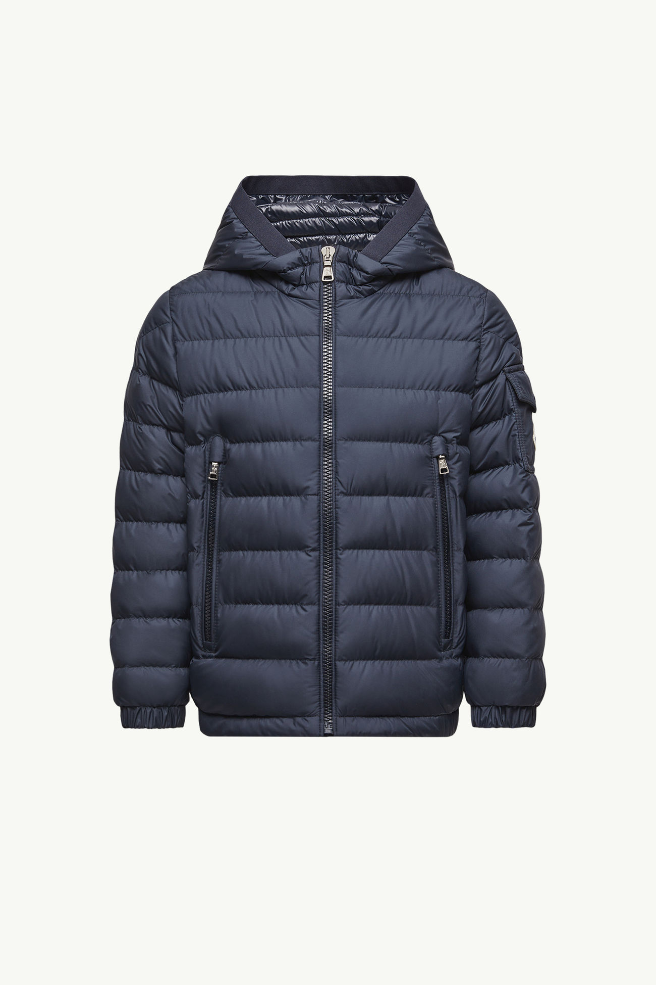 Galion連帽羽絨外套 男童 深藍色 Moncler 0