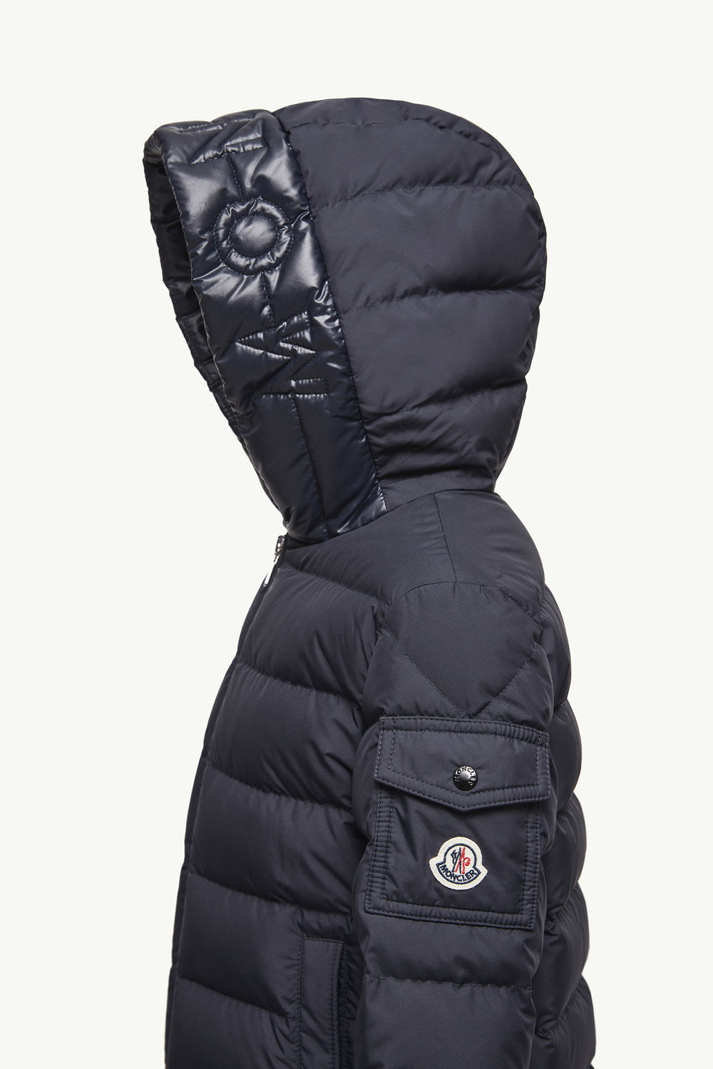 Najan Hooded Down Jacket Boy Navy Blue Moncler 2