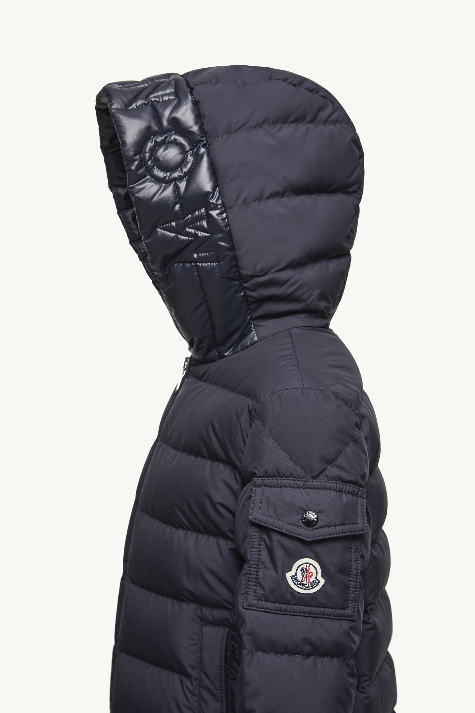 Najan Hooded Down Jacket Boy Navy Blue Moncler 2