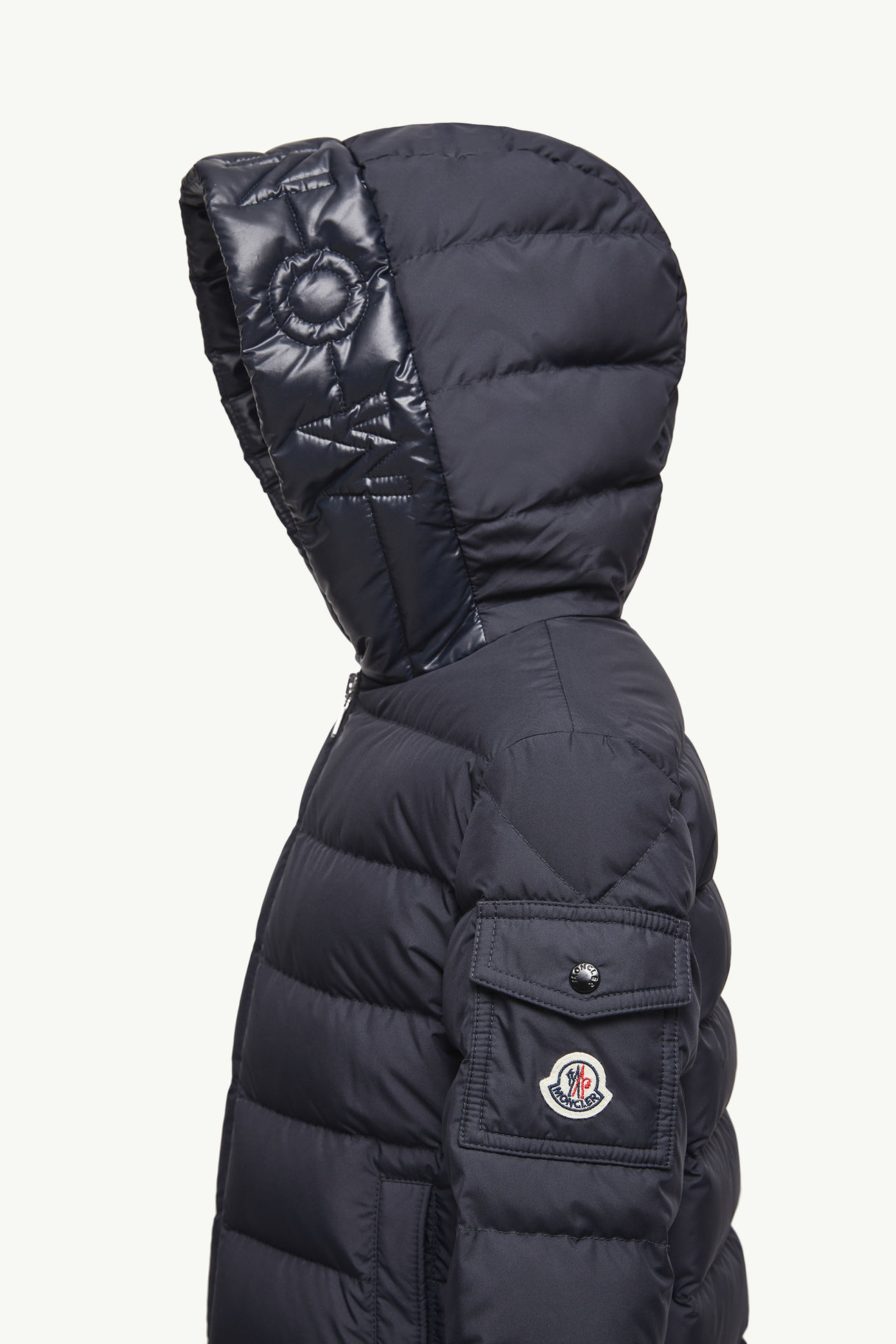 Najan連帽羽絨外套 男童 海軍藍色 Moncler 2