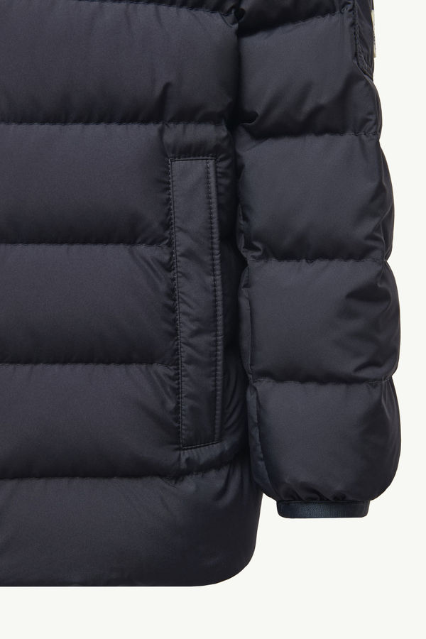 Najan Hooded Down Jacket Boy Navy Blue Moncler 4