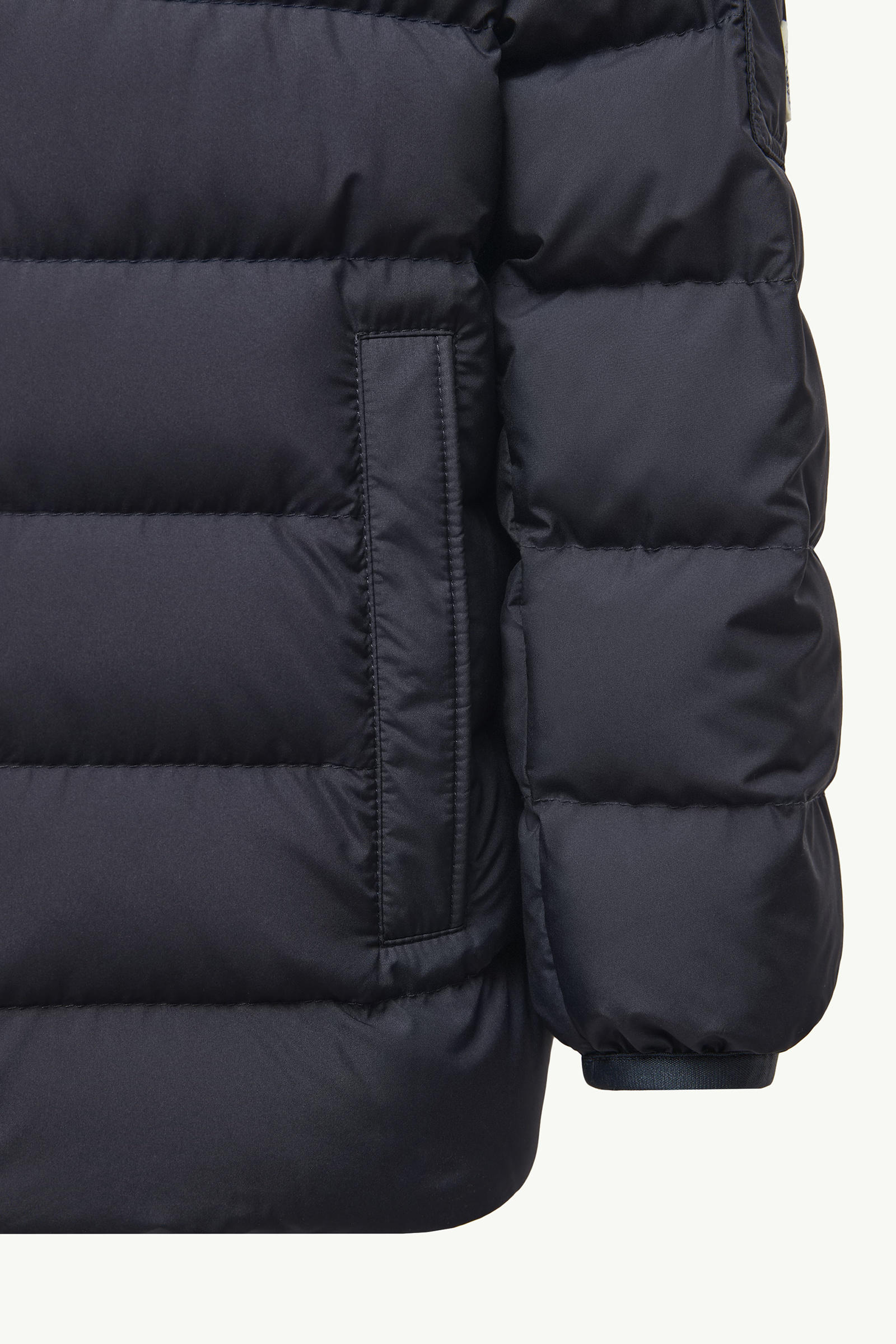 Najan Hooded Down Jacket Boy Navy Blue Moncler 4