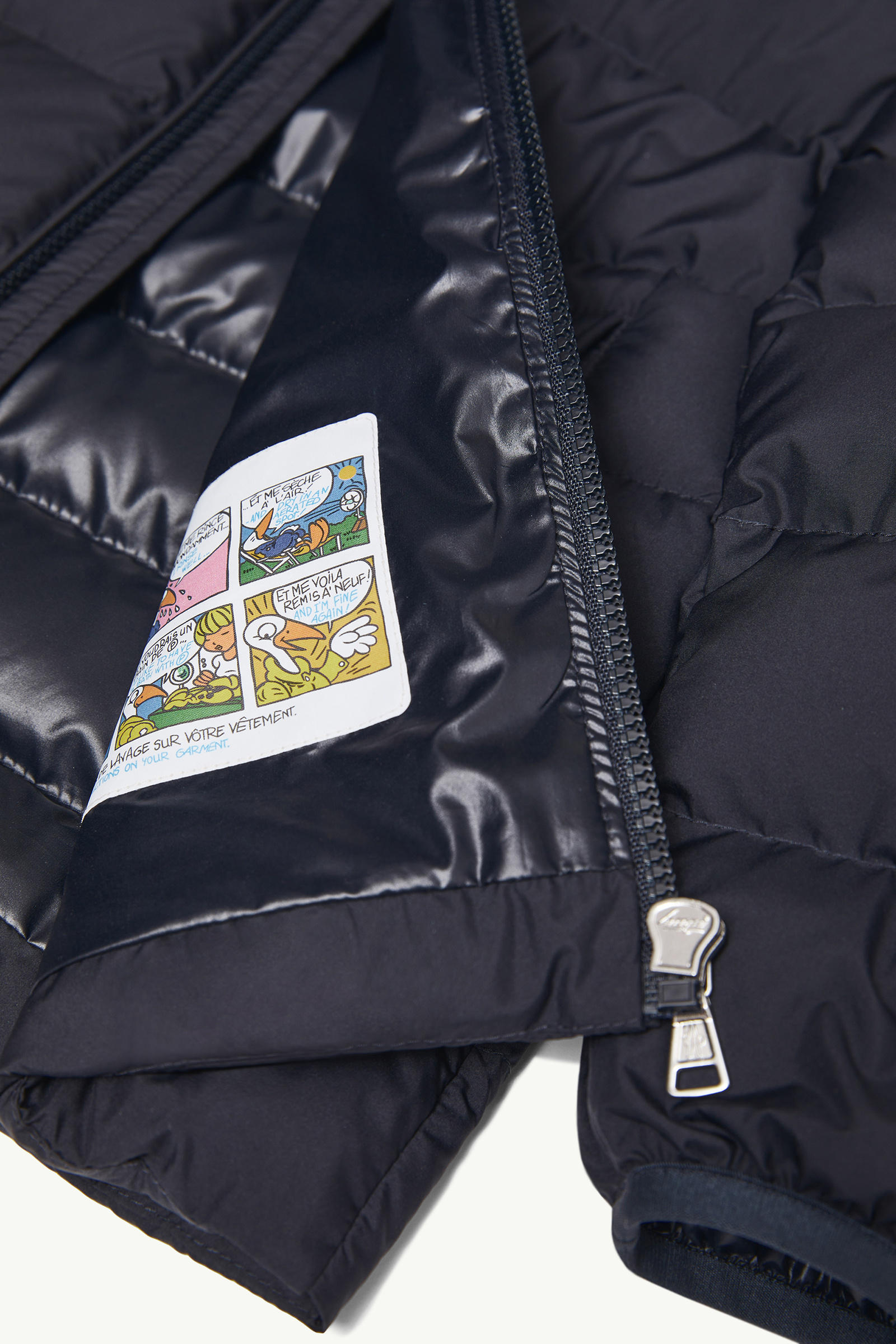 Najan Hooded Down Jacket Boy Navy Blue Moncler 5