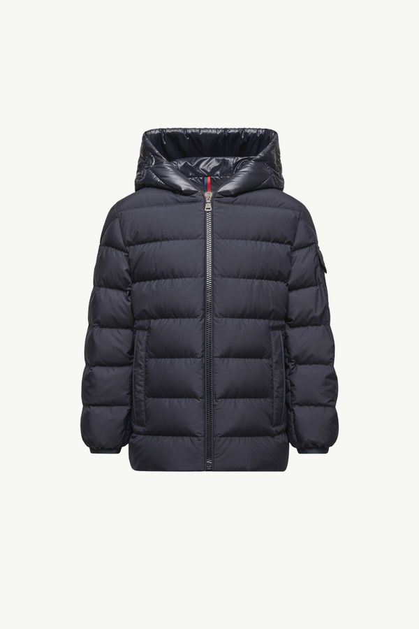 Najan Hooded Down Jacket Boy Navy Blue Moncler 0