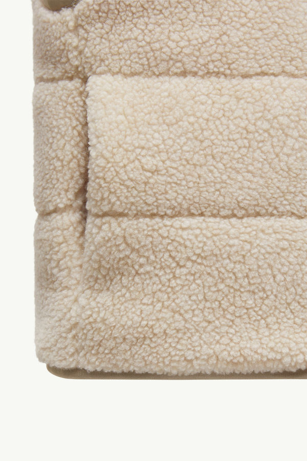 Gilet matelassé Orin en teddy Garçon Beige Clair Moncler 4